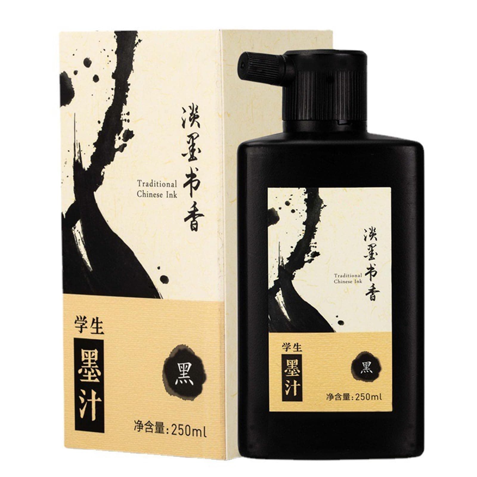 SEAMEW 250ml Calligraphy and Sumi Ink - Versatile Elegance for Traditional Chinese Artwork and Japanese Brush Art