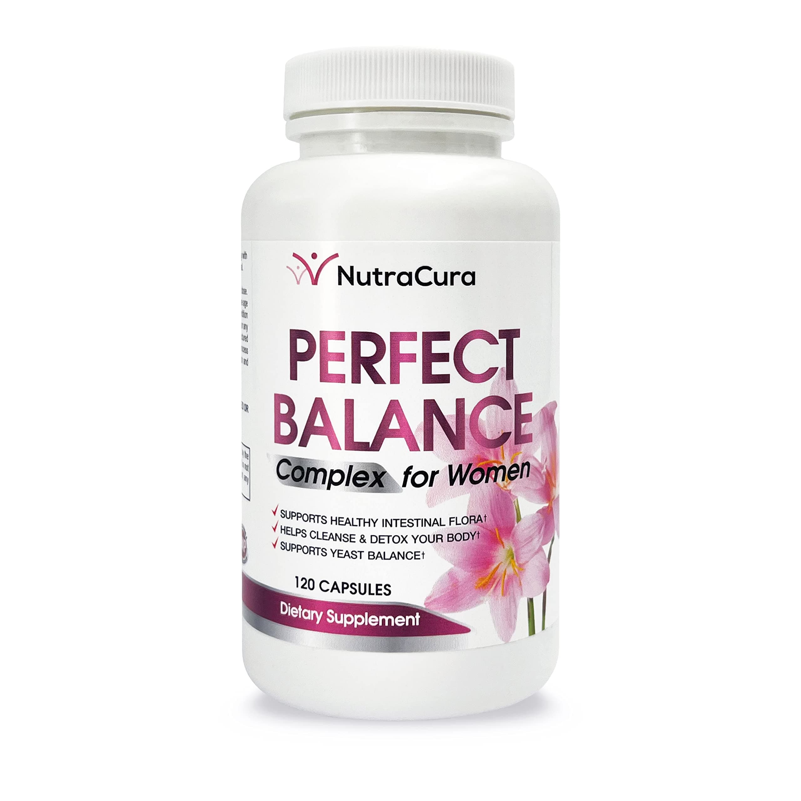 Perfect Balance Complex for Women - Vaginal Health Dietary Supplement - Promotes Fresh Vaginal pH - 2 months supply