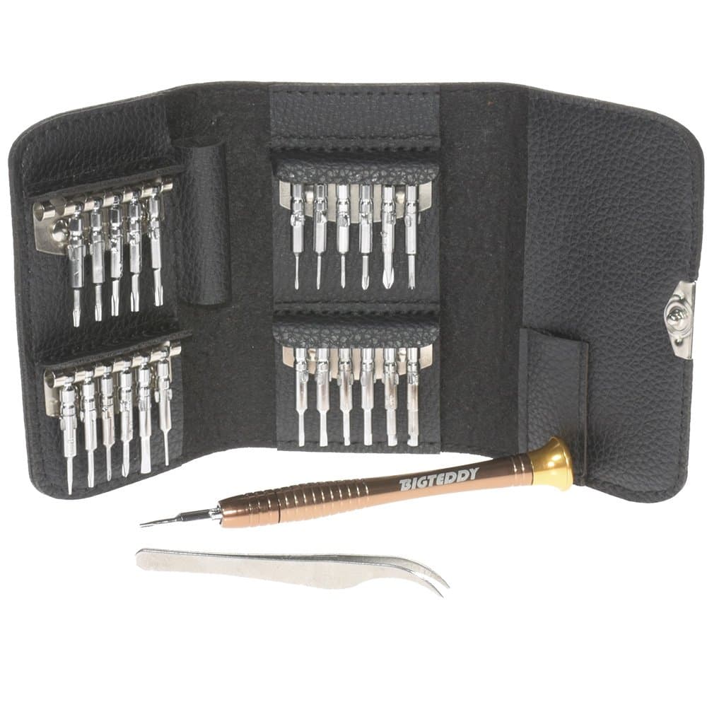 BIGTEDDYScrewdrivers Set RC Repair Tools Kit Set for DJI Mavic Pro 2, Mavic Air, Spark, Phantom 3, Phantom 4 Drone and Other Electronics Devices Universal Screwdriver (26 in 1 with Tweezer)