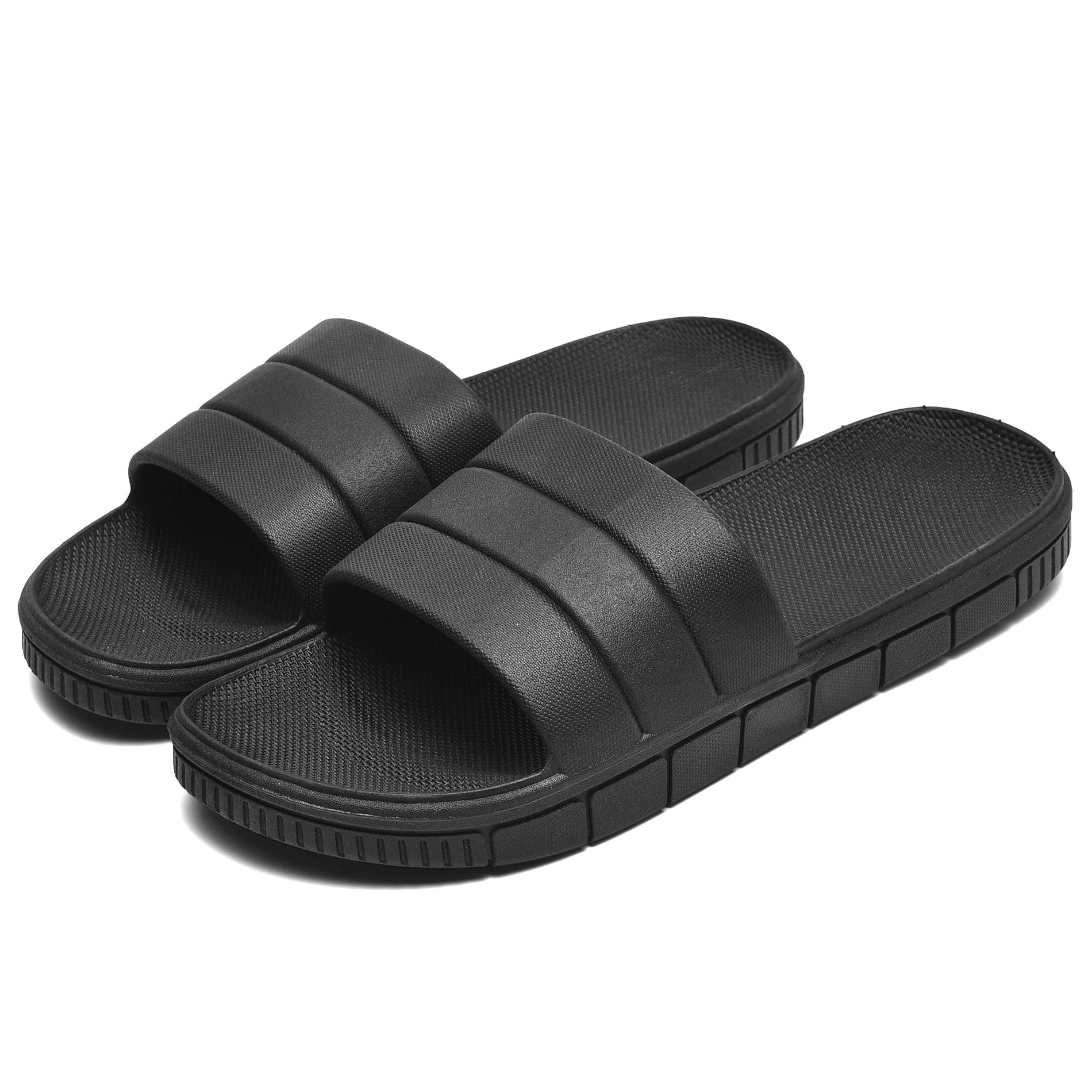 Shower Slide Shoes for Men and Women Home Sandal Bath Slipper Indoor House Pool College Dorm Non-Slip