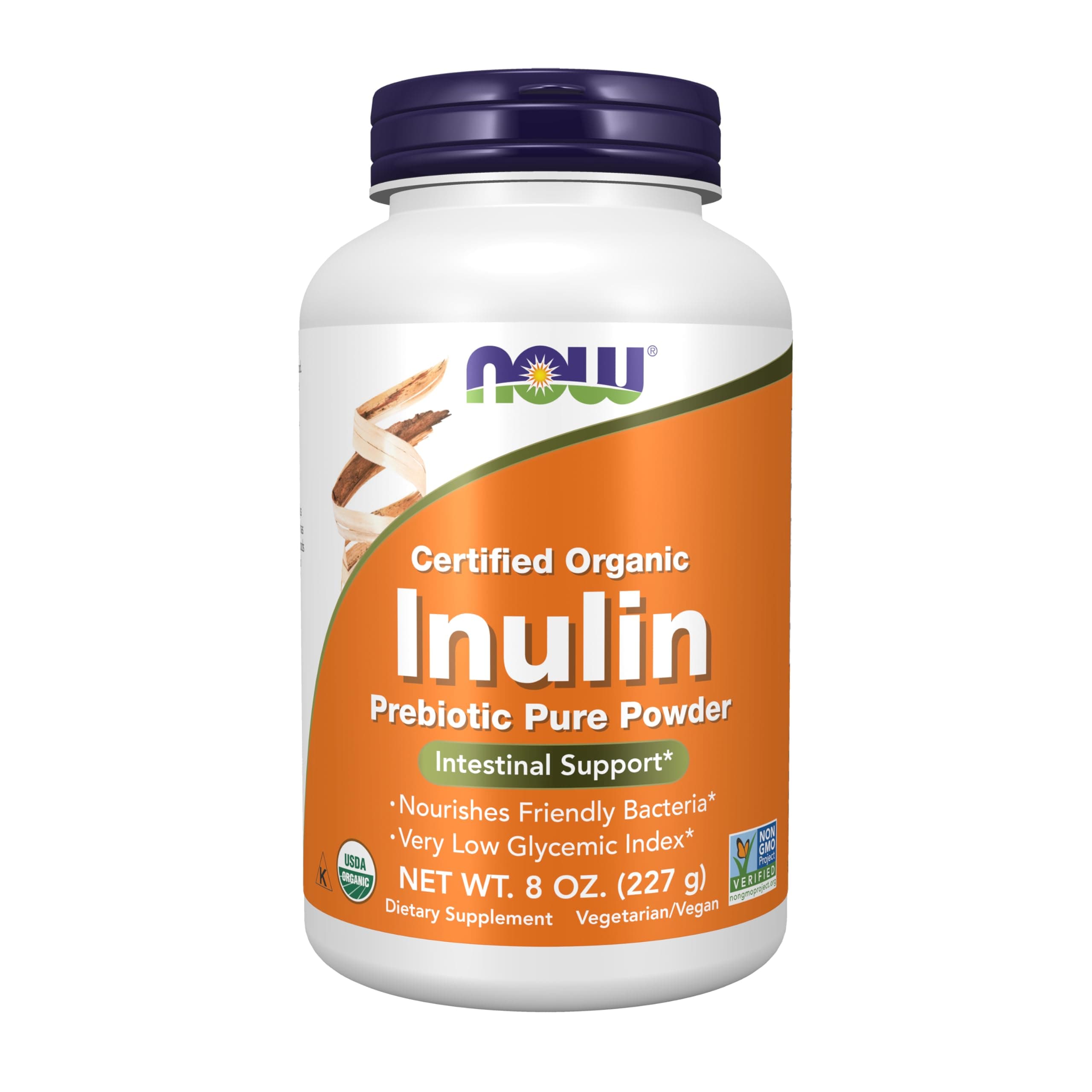 Now Foods Organic Inulin Pure Powder - 227 g