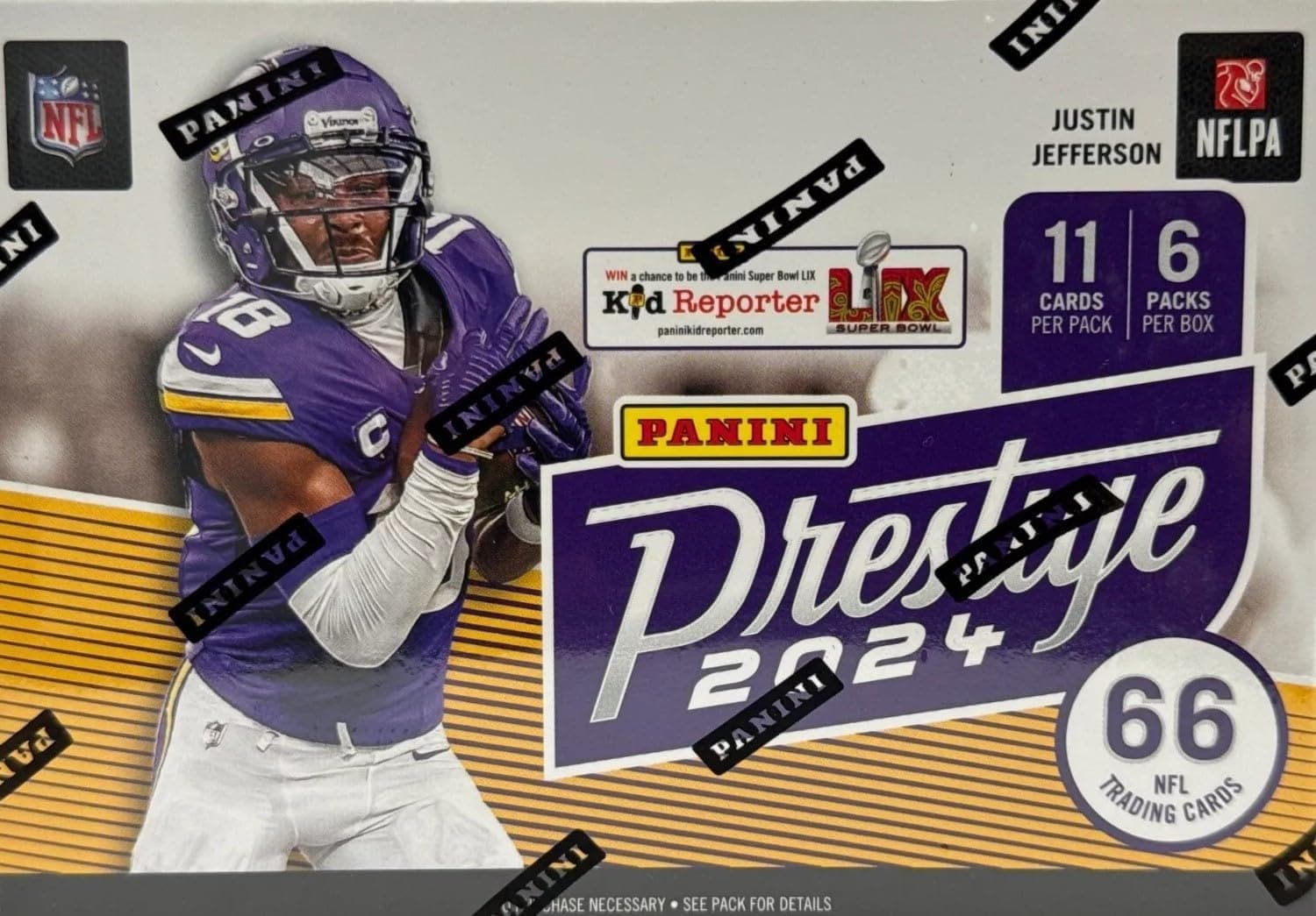 2024 Prestige Football Trading Cards Blaster Box (6 Packs)