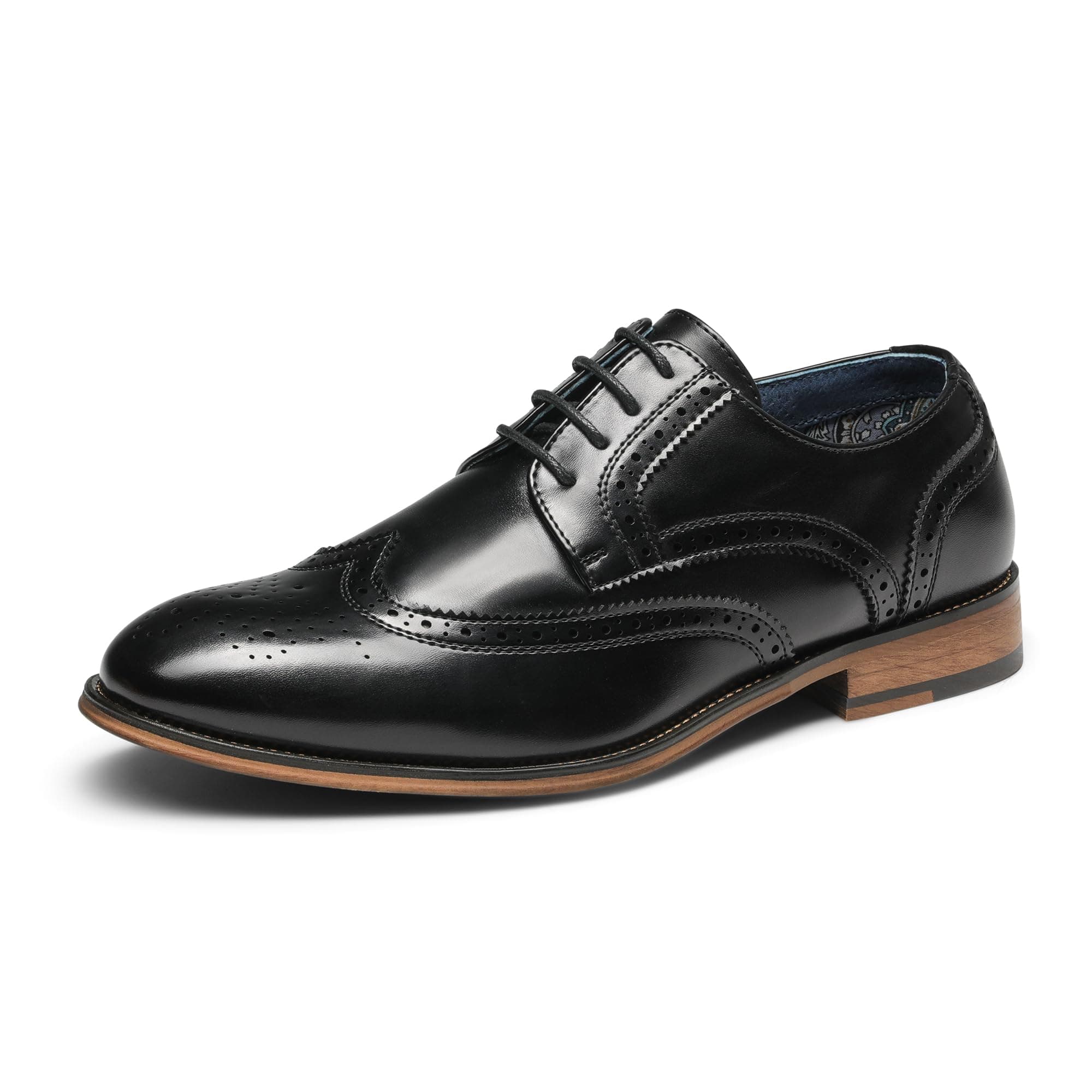 Bruno MarcMen's Leather Lined Dress Oxfords Shoes