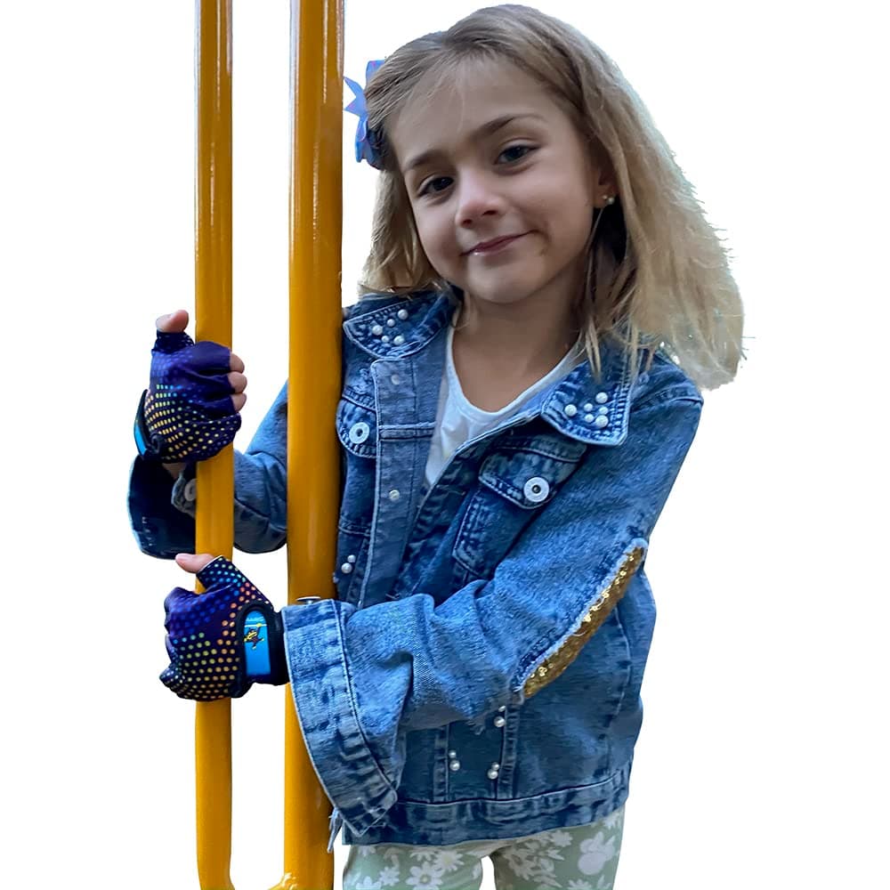 HANG Monkey Bars Gloves with Grip Control (for 7 and 8 Years Old Children)