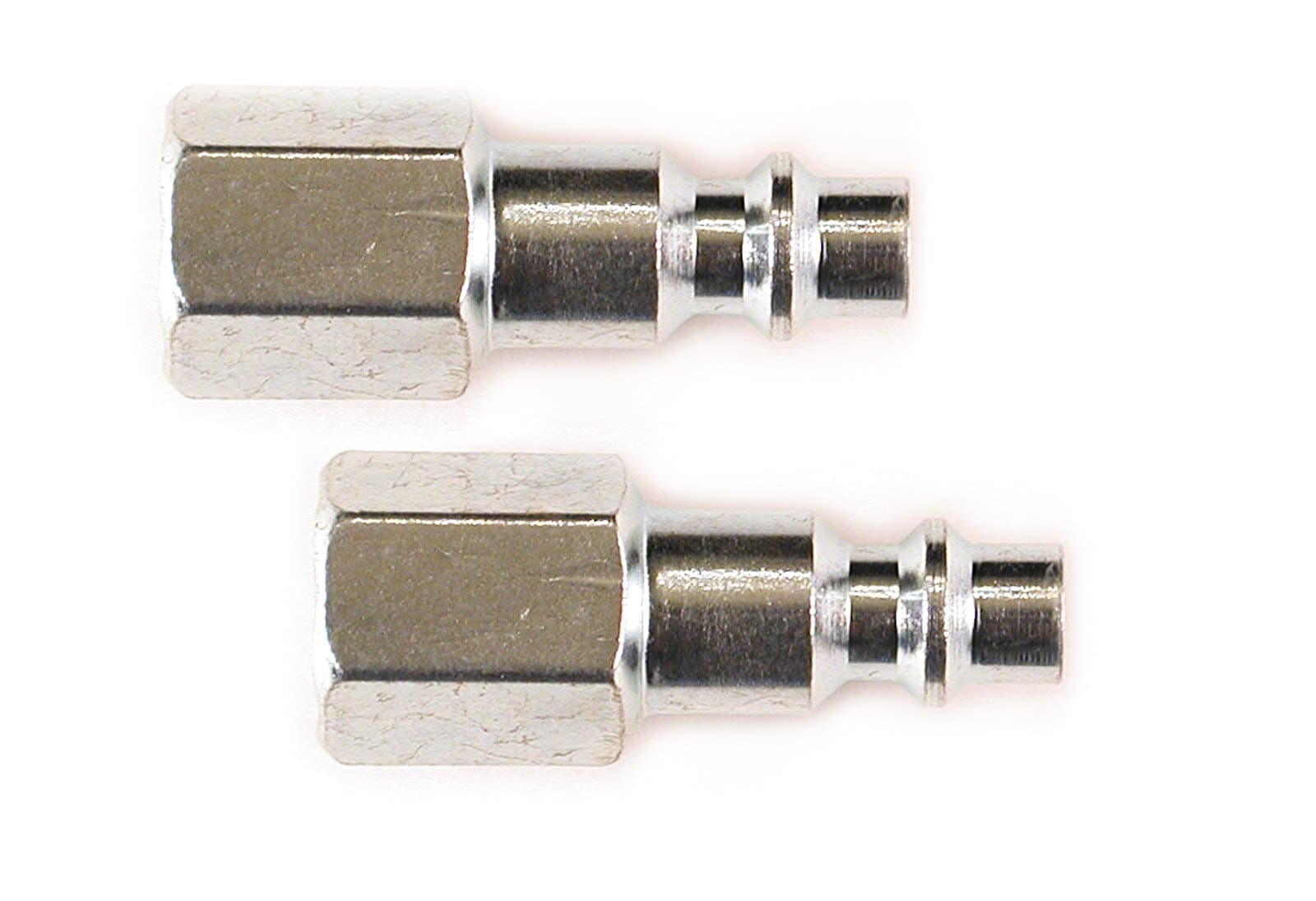 Primefit IP1414FS-2 1/4-Inch Industrial Steel Plug Set with 1/4-Inch Female NPT, 2-Piece