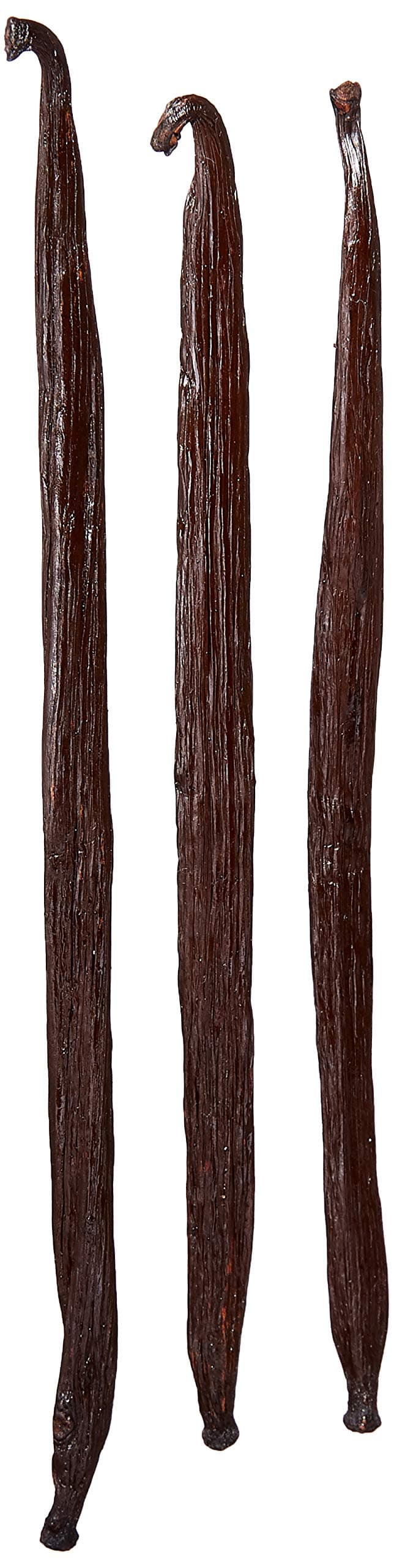 Indonesian Vanilla Beans - Gourmet Grade A Pods for Homemade Vanilla Extract and Baking - 6" or longer (3 Beans)