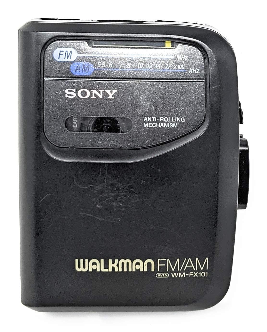 Corp. Sony Anti-Rolling Mechanism Sony Walkman FM/AM AVLS WM-FX101 Radio Cassette Tape Player Model# WM-FX101