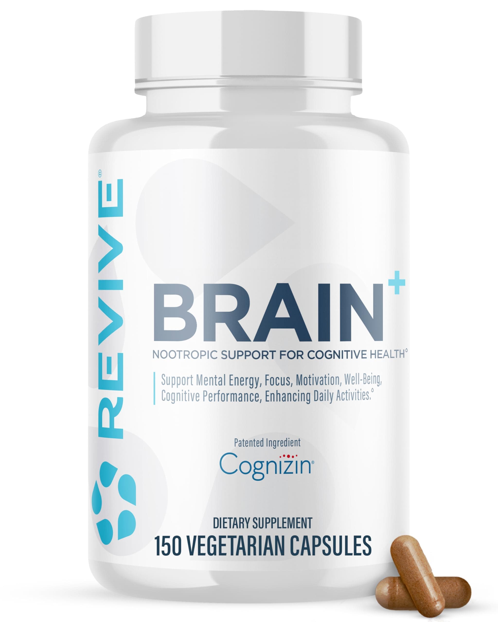 MD Brain Supplement for Memory & Focus – Stimulant-Free Nootropic Formula for Cognitive Health with Niacin, Vitamins B6 & B12, Acetyl-L-Carnitine HCL & Alpha-GPC – 150 Capsules (30 Servings)