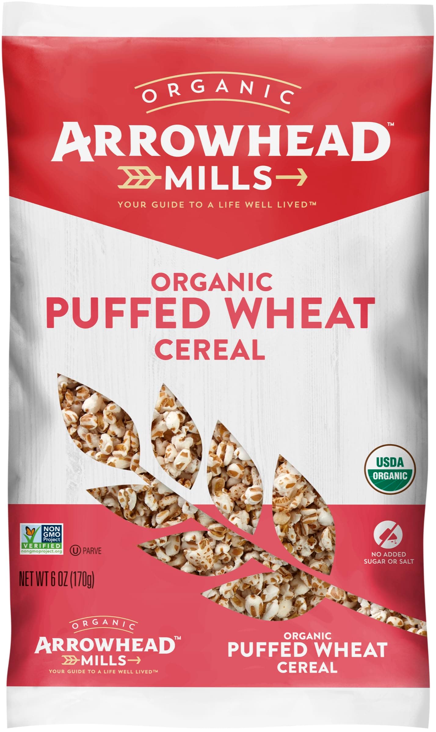 Cereal Puffed Wheat, 6 Ounce