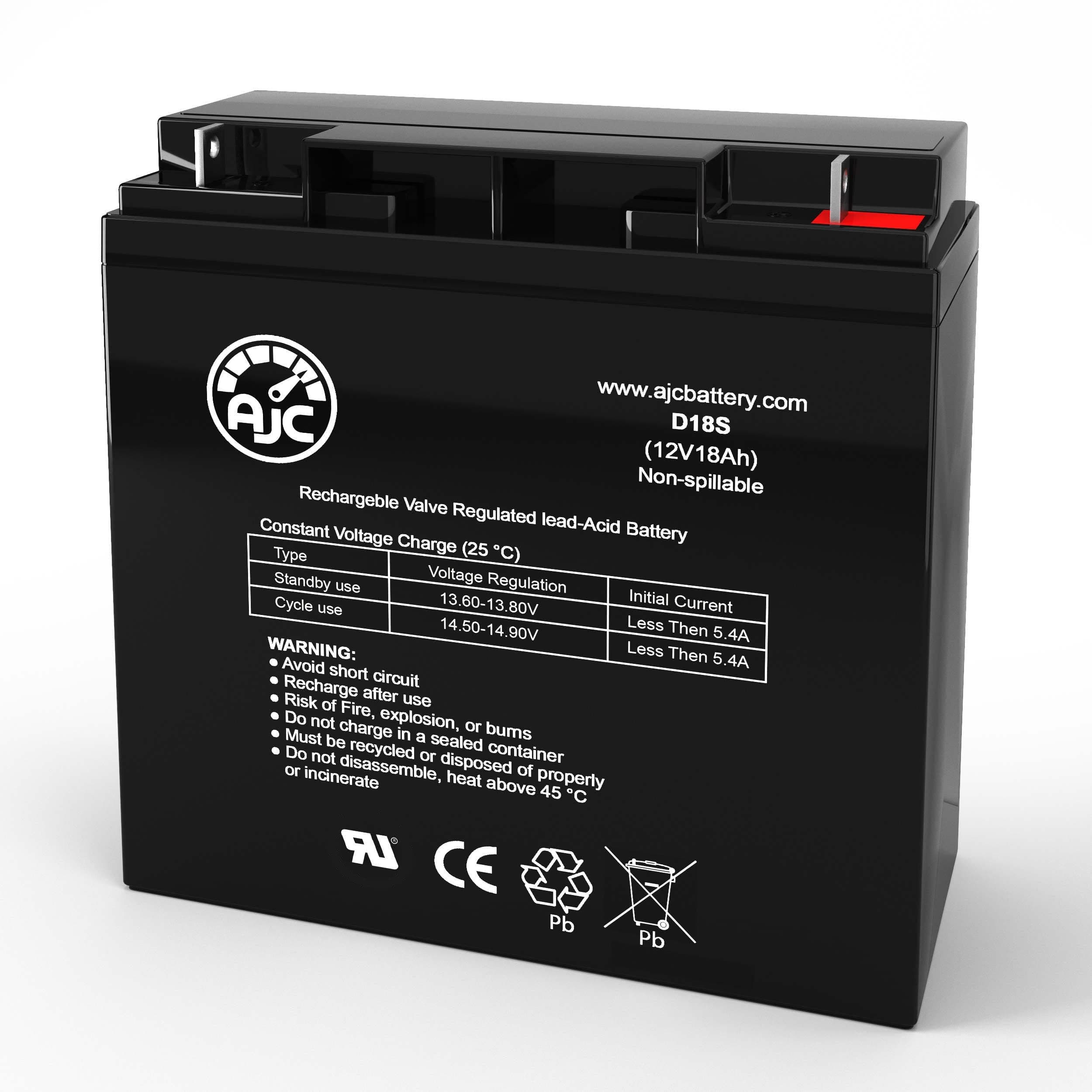 AJC Battery Compatible with APC SmartCell XR SU48BP Battery Pack 12V 18Ah UPS Battery