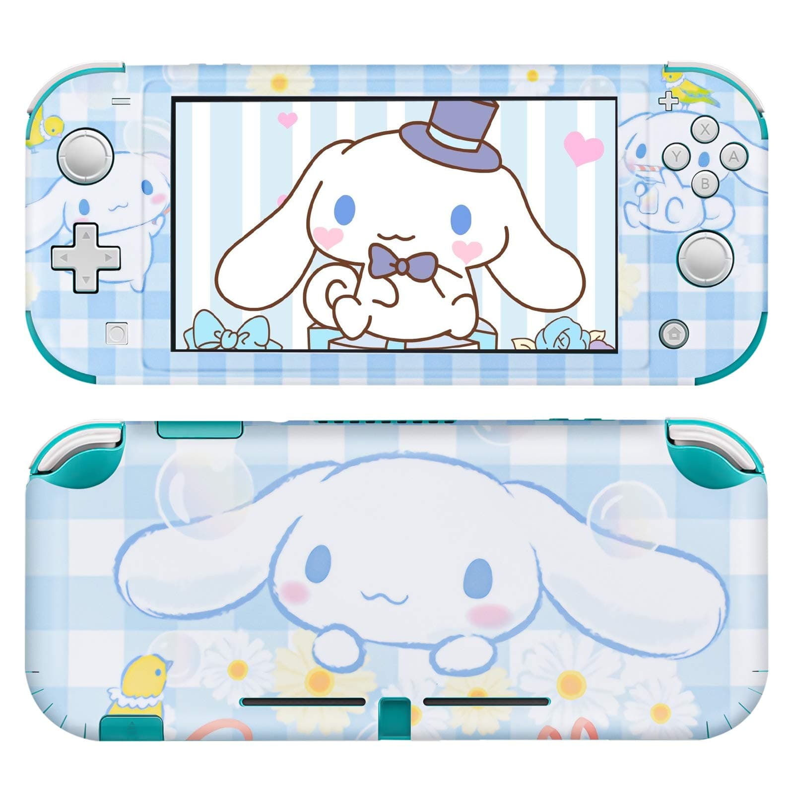 DLseegoSwitch Lite Skin Pretty Pattern Full Wrap Skin Protective Film Sticker Design for Nintendo Switch Lite- Blue Dog