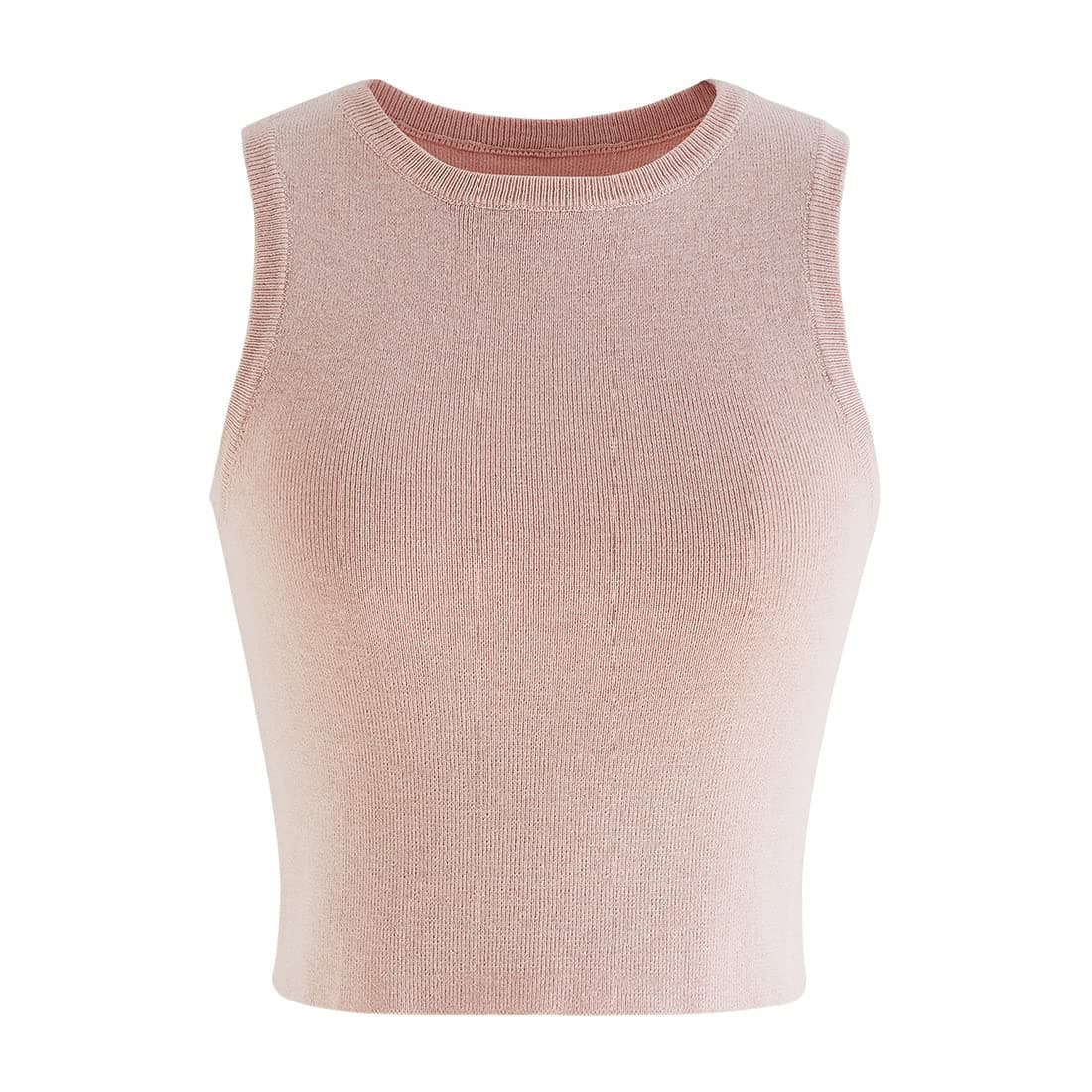 CHICWISH Women's Lithesome Comfort Knit Tank Top