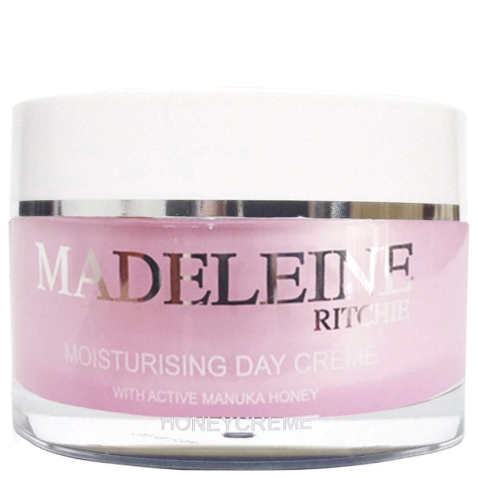 Madeleine Ritchie New Zealand HoneyCreme Moisturising Day Face Cream with Active Manuka Honey 3.4 fl.oz jar. Original. Authentic & Natural Anti Aging Skin Care