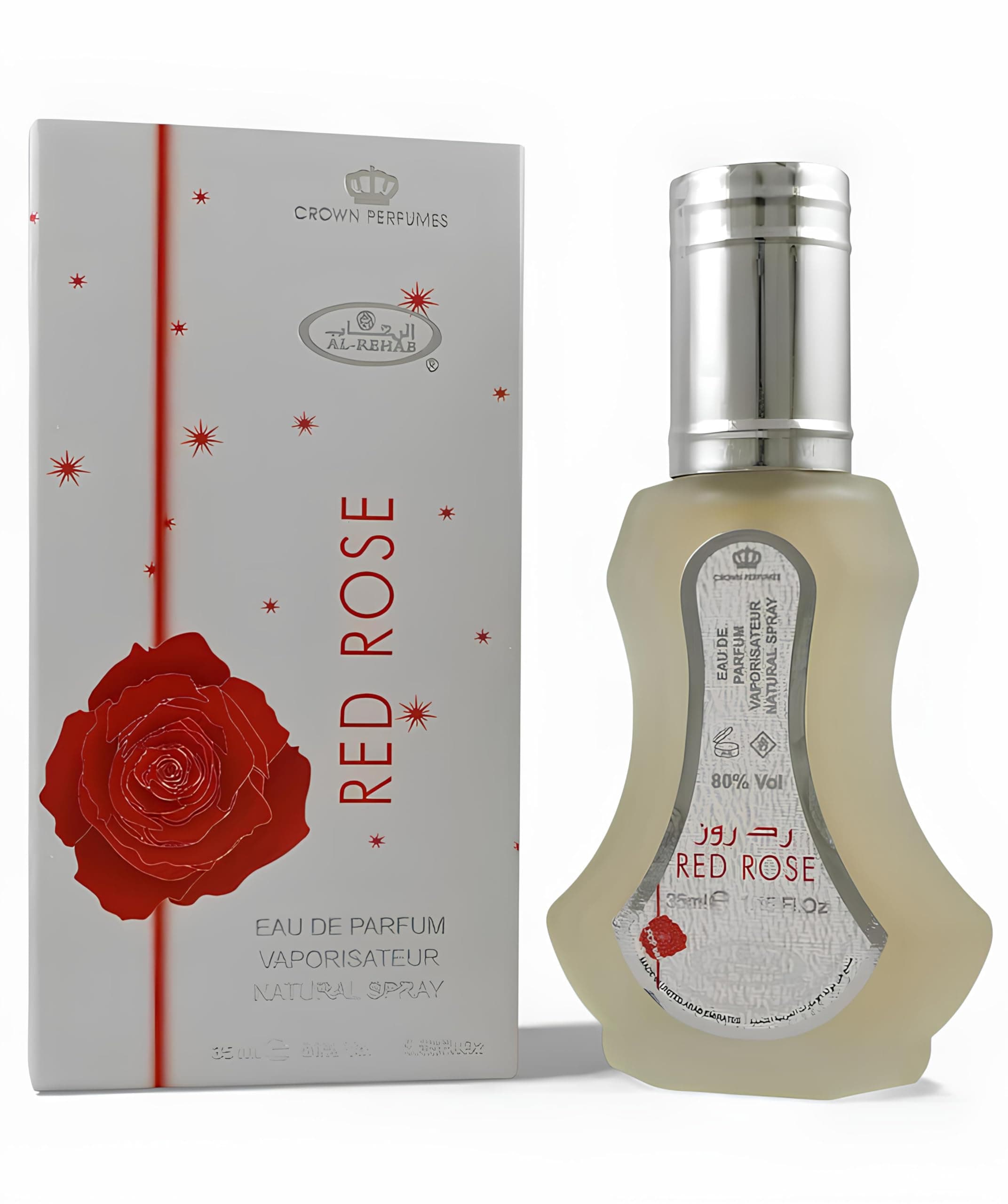 Red Rose Eau de Perfume Spray by Al Rehab - 35ml