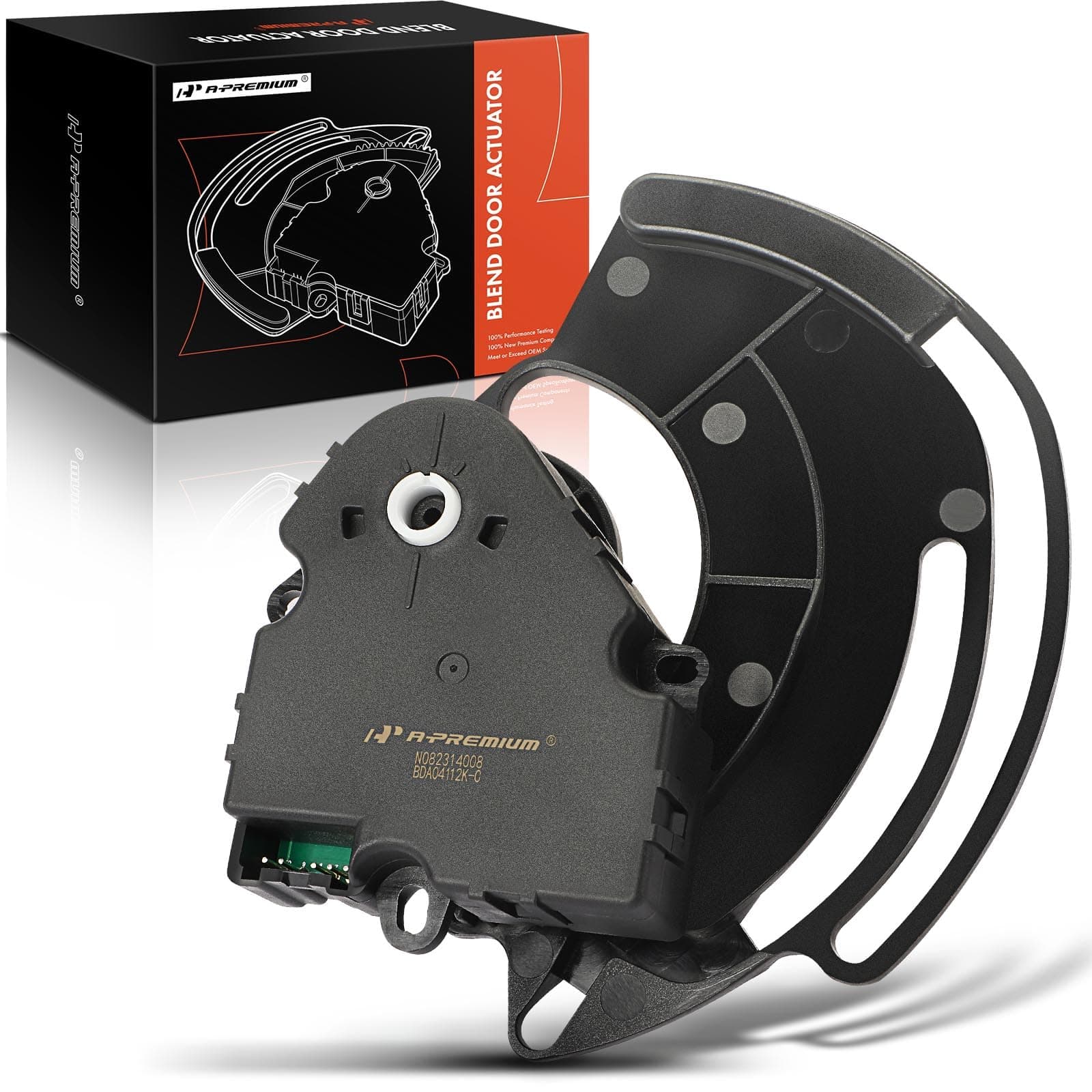 A-Premium HVAC Blend Door Actuator - Replaces 1573952, 604-112 - Compatible with Chevy, GMC, Cadillac & Hummer Models - 2003-2014 Escalade Avalanche Silverado 1500 2500 Suburban Tahoe Sierra Yukon H2