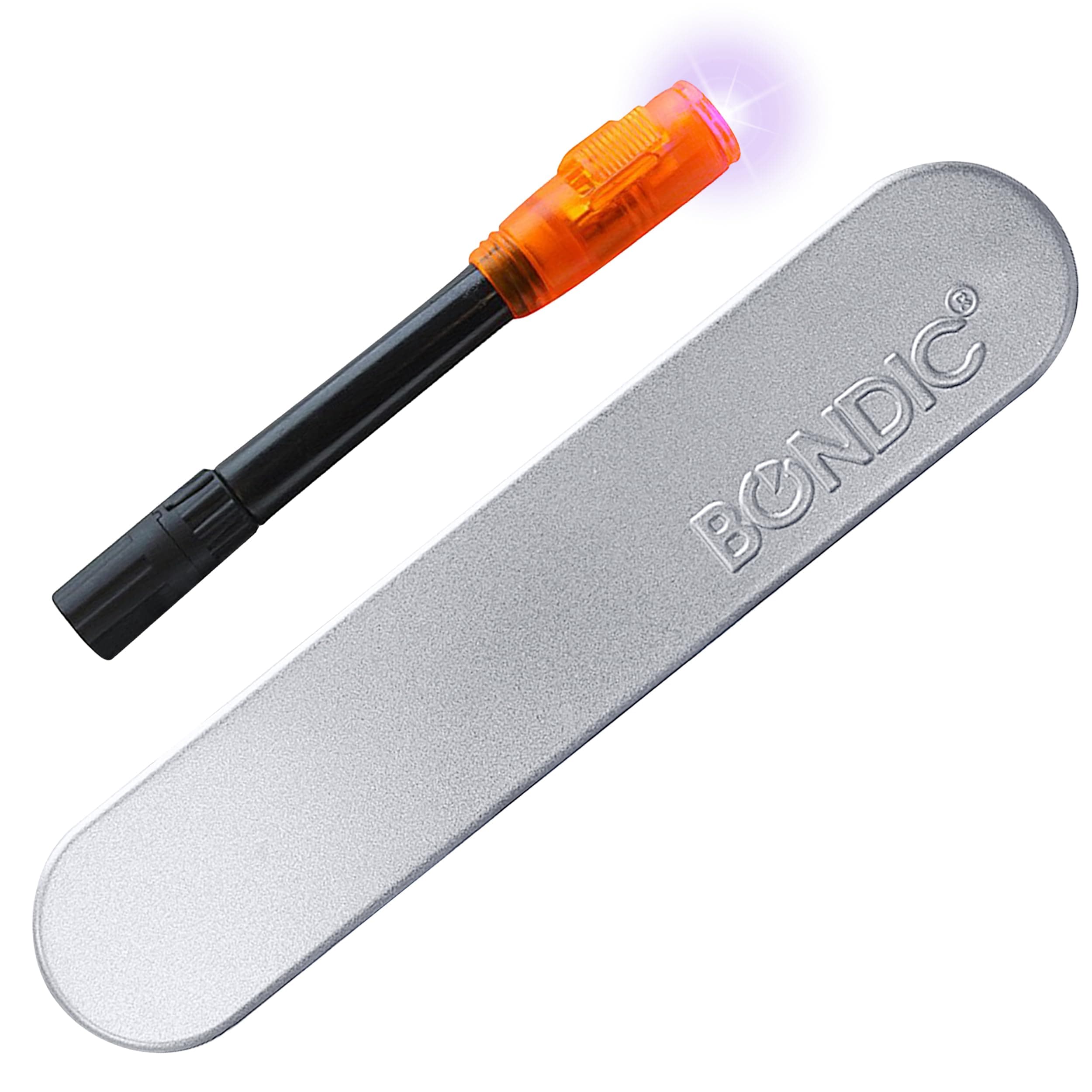 LED UV Glue Kit, Super Glue, Liquid Plastic Welder, Cures Quickly, Adhesive Repair for Home, Garage, Outdoors (LED Light & Liquid Cartridge in a Tin Case)