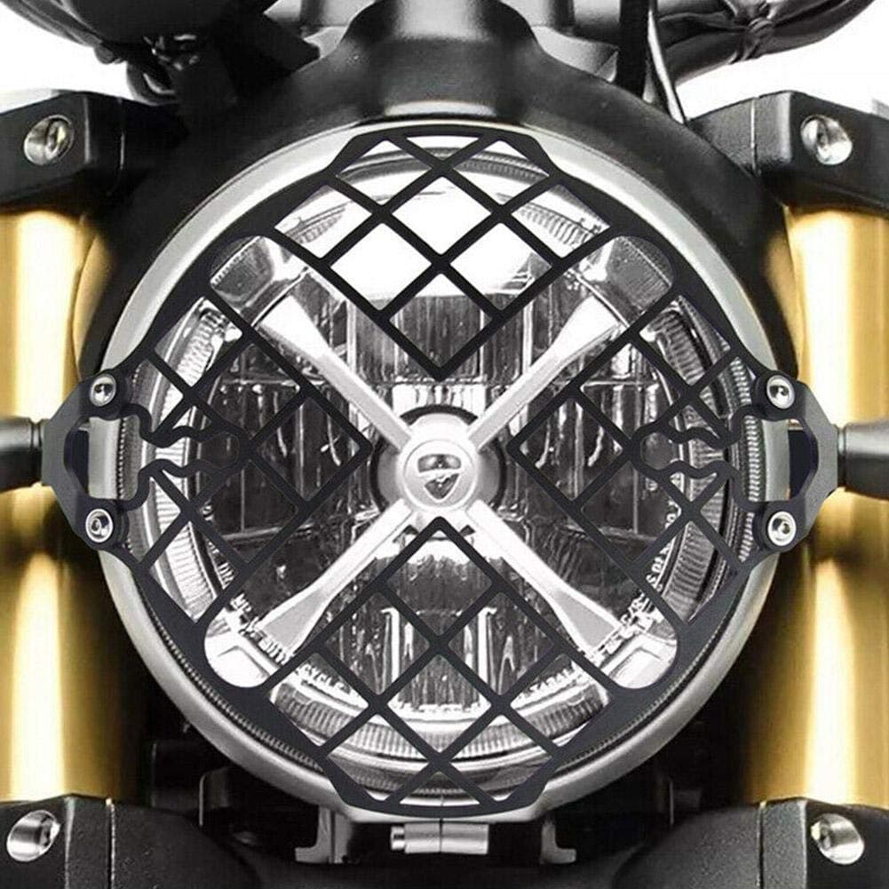 TerisassMotorcycle Headlight Grille Cover Fit for Ducati Scrambler 1100 Scrambler 800 400