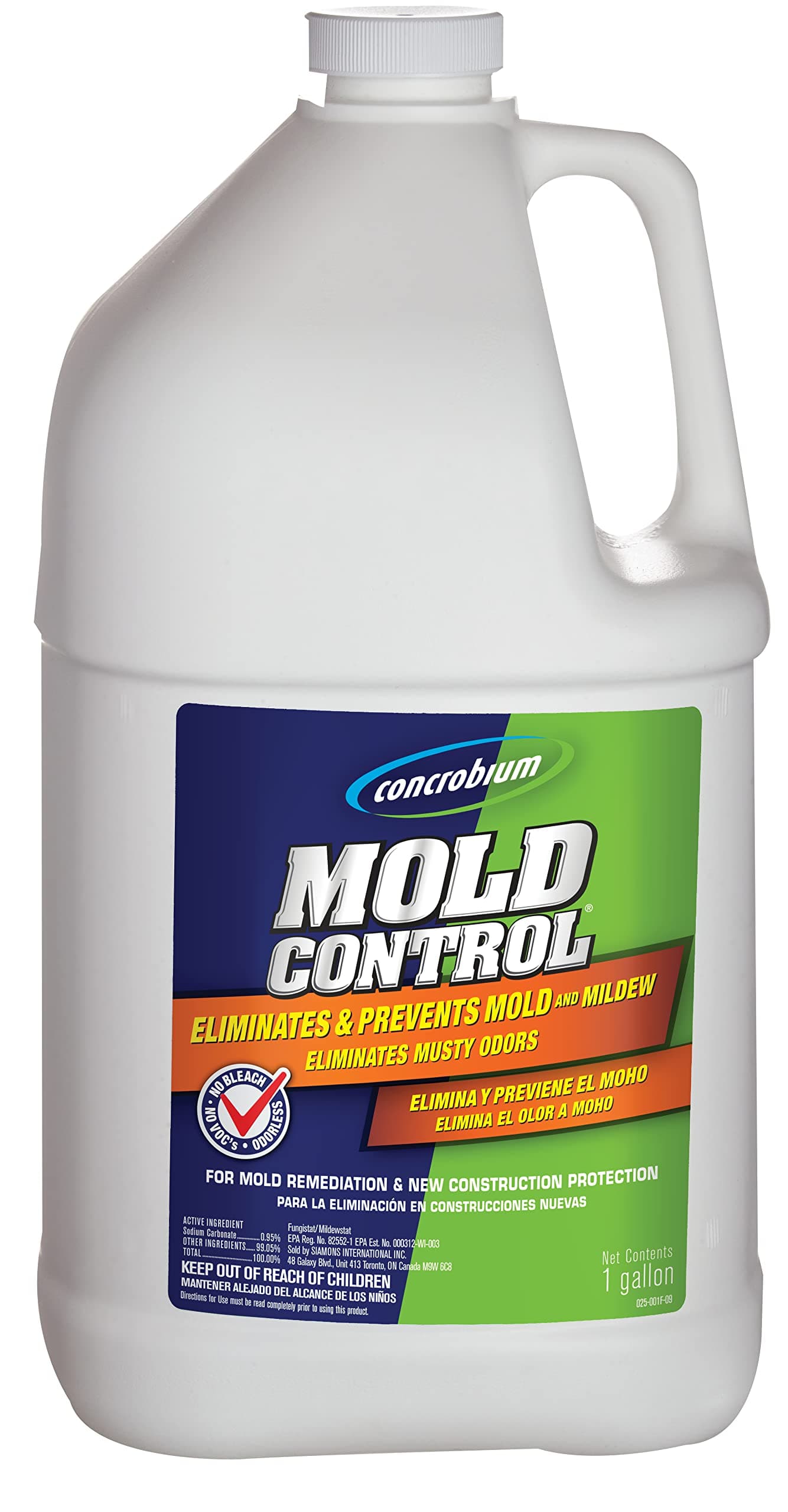 25001 Mold Control Jug, Gallon