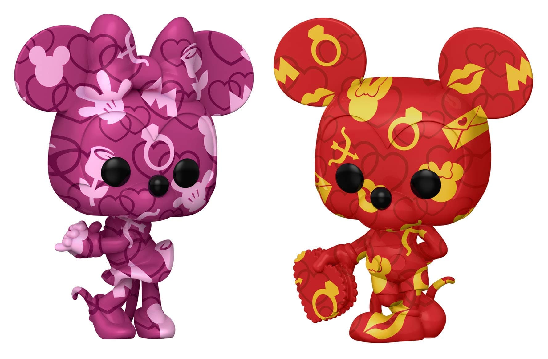 POP Artist Series: Disney Treasures from The Vault - Mickey and Minnie Mouse (2 Pack), Amazon Exclusive, Multicolor (55669)