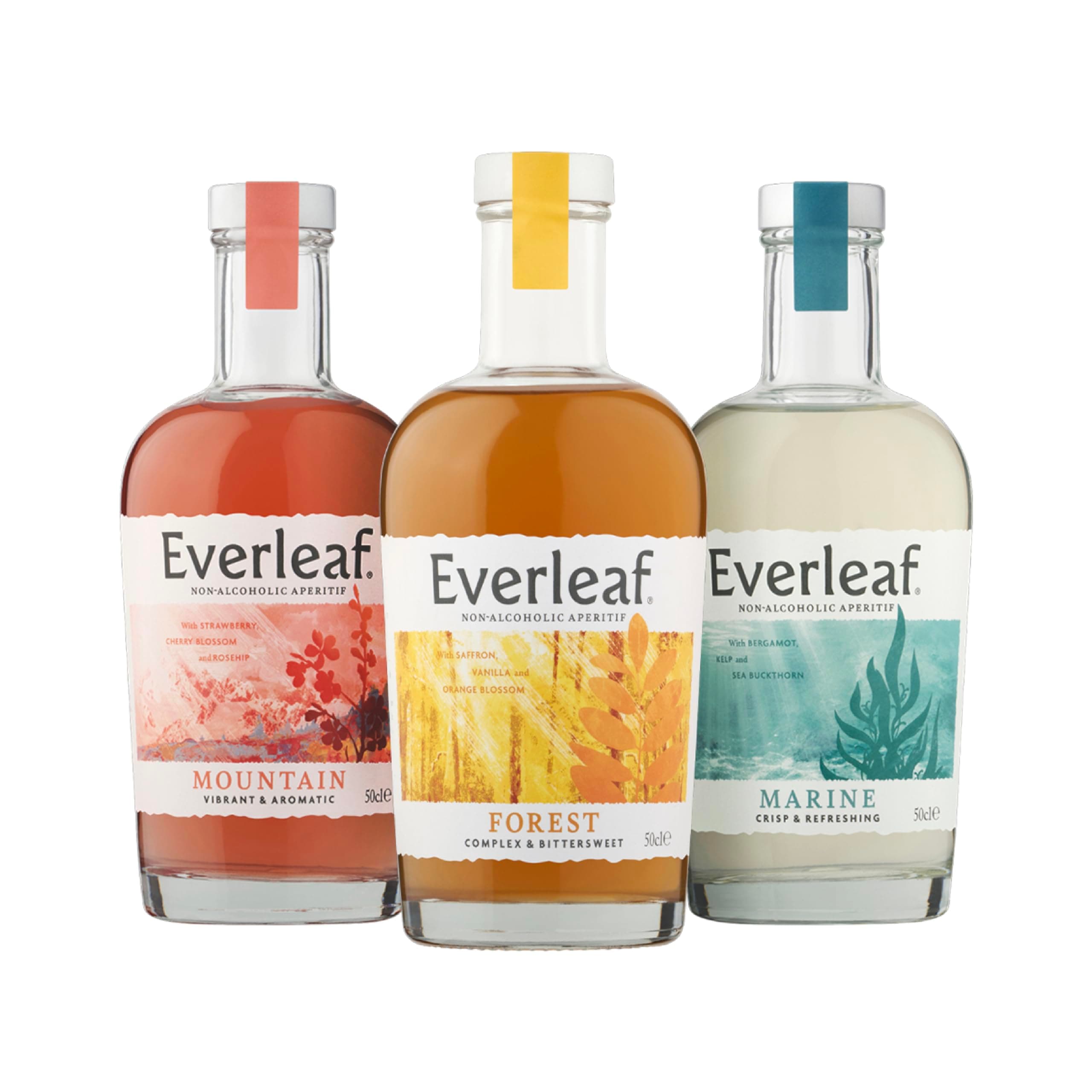 Collection Pack - Non-Alcoholic Aperitif (3x50cl) | Spirit Alternative | Prepare Easy Alcohol-Free Cocktails & Spritzes Everyday | Made from the World's Most Wonderful Plants | Drinks Gift