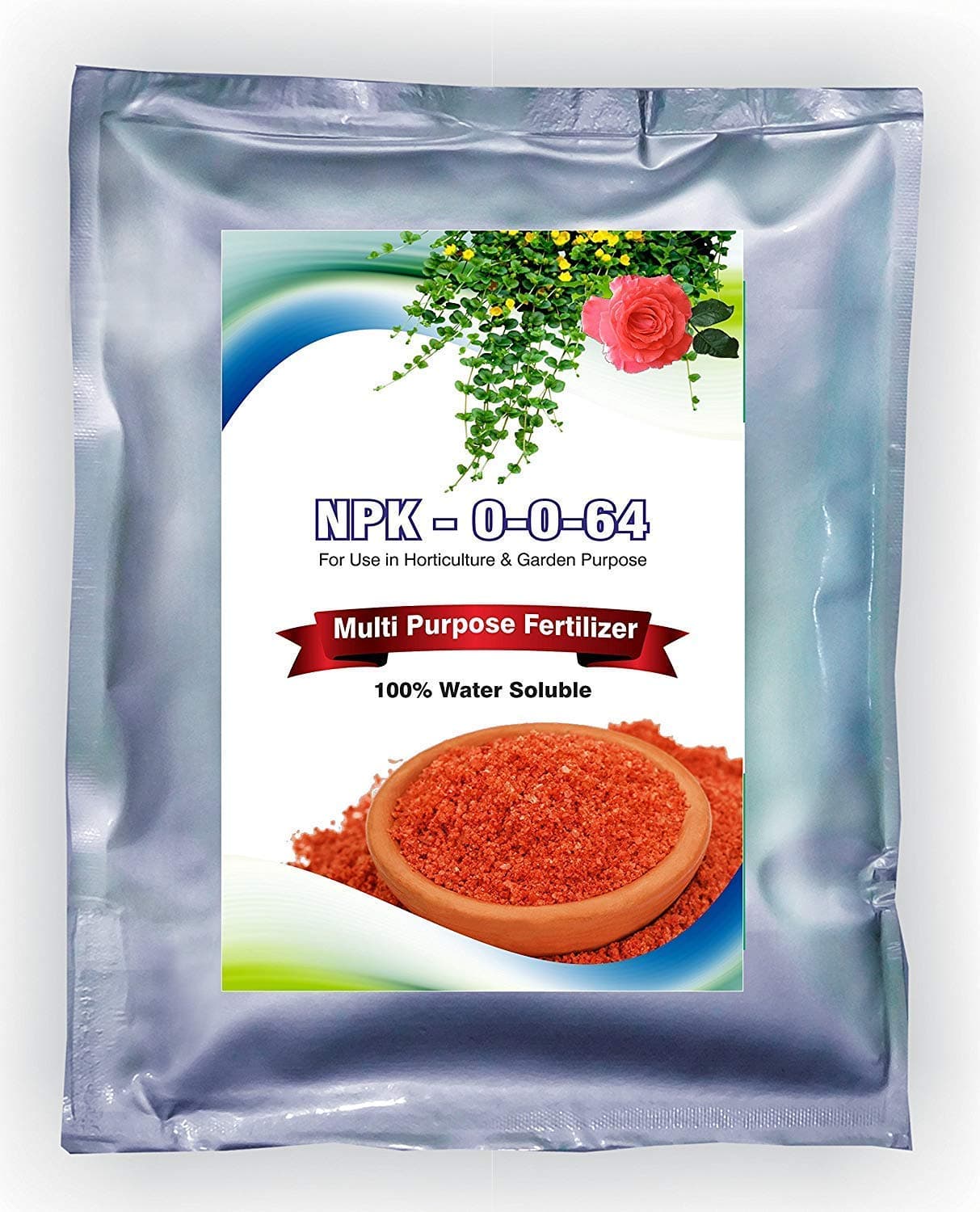 Money Saving, Water Soluble Potash Npk Plant Fertilizer Good For Plant Health, Plant Growth, More Flowers And Fruits 1 Kg"