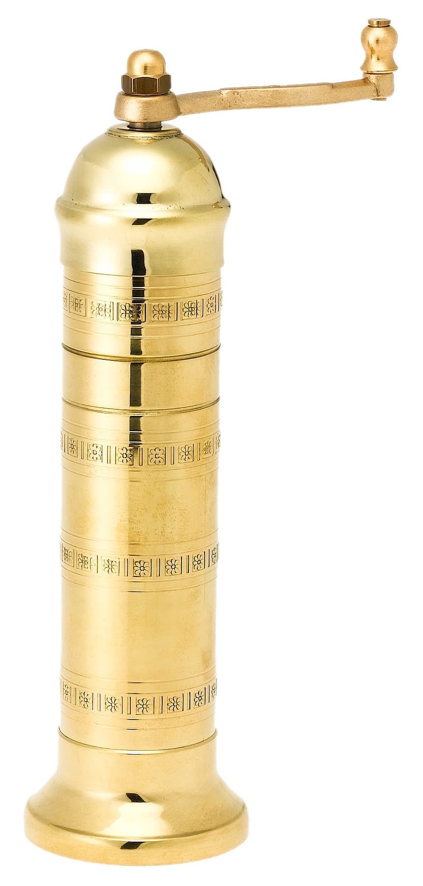 Atlas Salt Mill, Brass, 8"