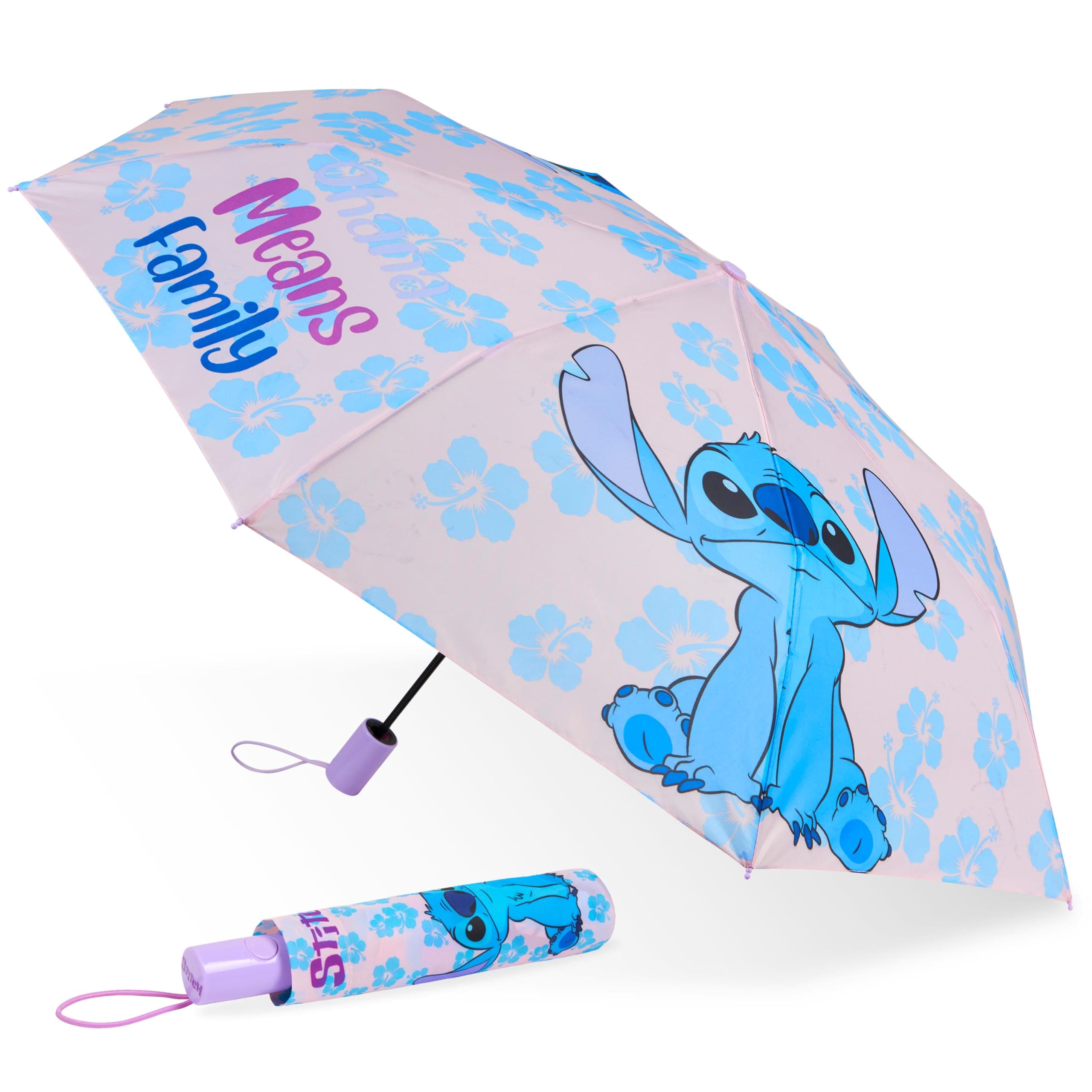 Automatic Umbrella for Kids Teens Adults, Folding Telescopic Umbrella Lightweight Travel School Work, Gifts for Kids