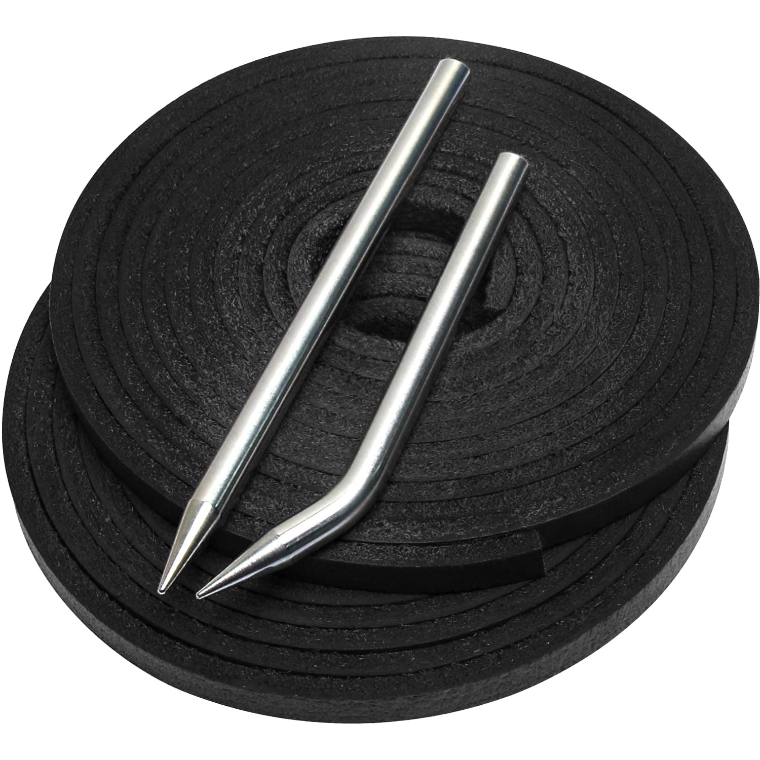 Softball Baseball Glove Lace, Mitt Lace Repair Kit Includes 2 Leather Laces and Lacing Needle for Catcher's Glove