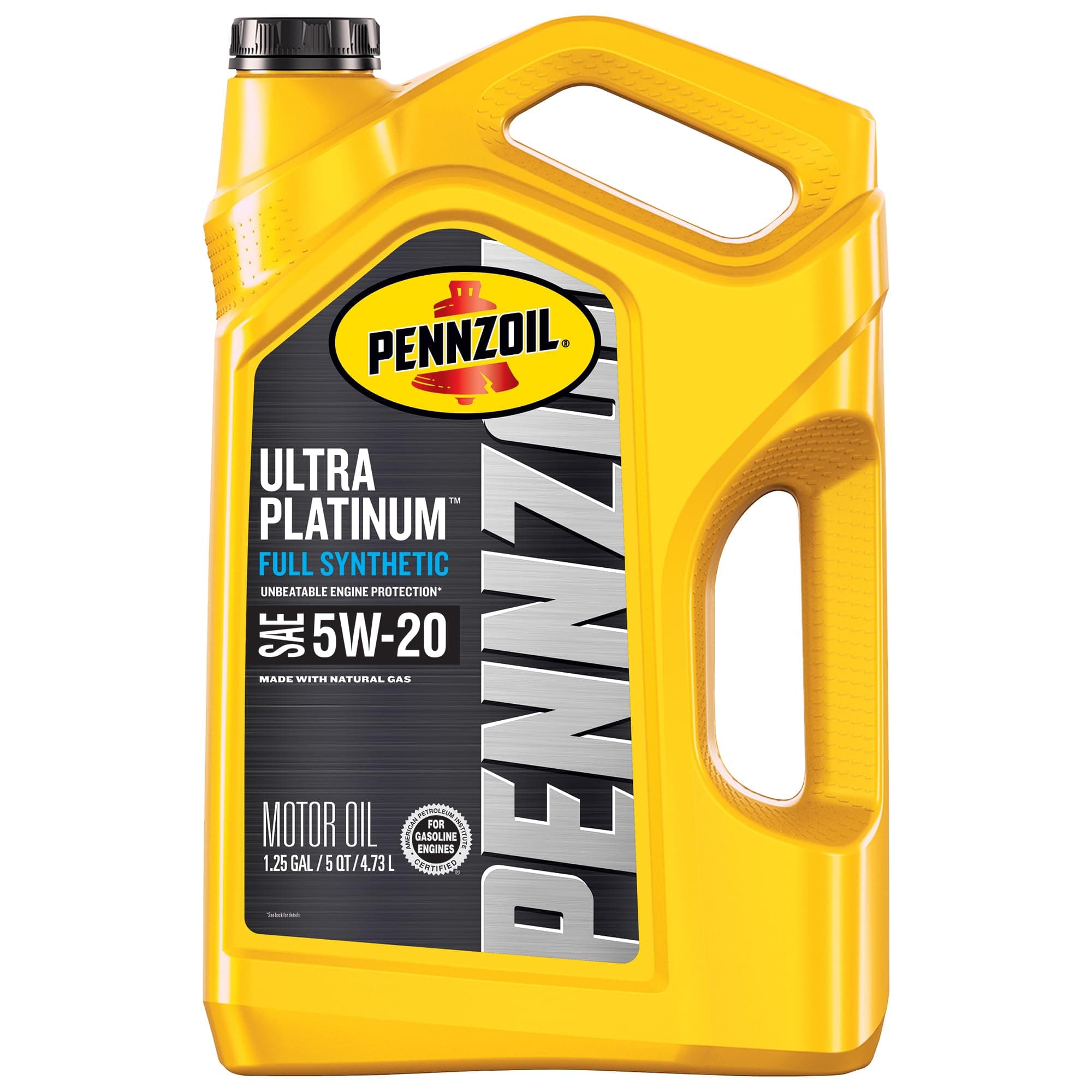 Pennzoil ウルトラプラチナ フルシンセティック 5W-20 ガソリンエンジンオイル 5クォート