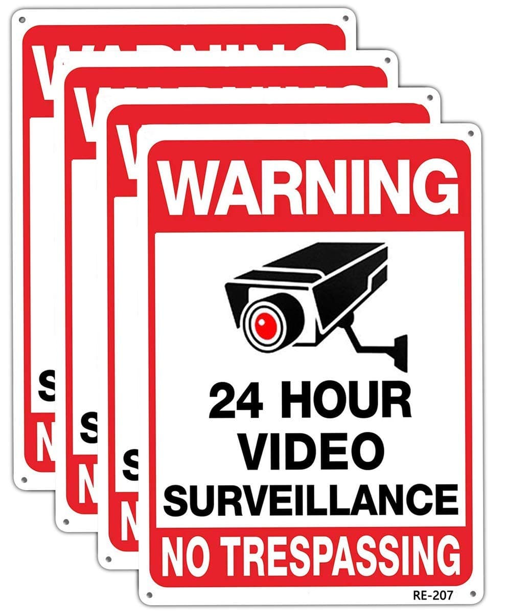 Video Surveillance Sign