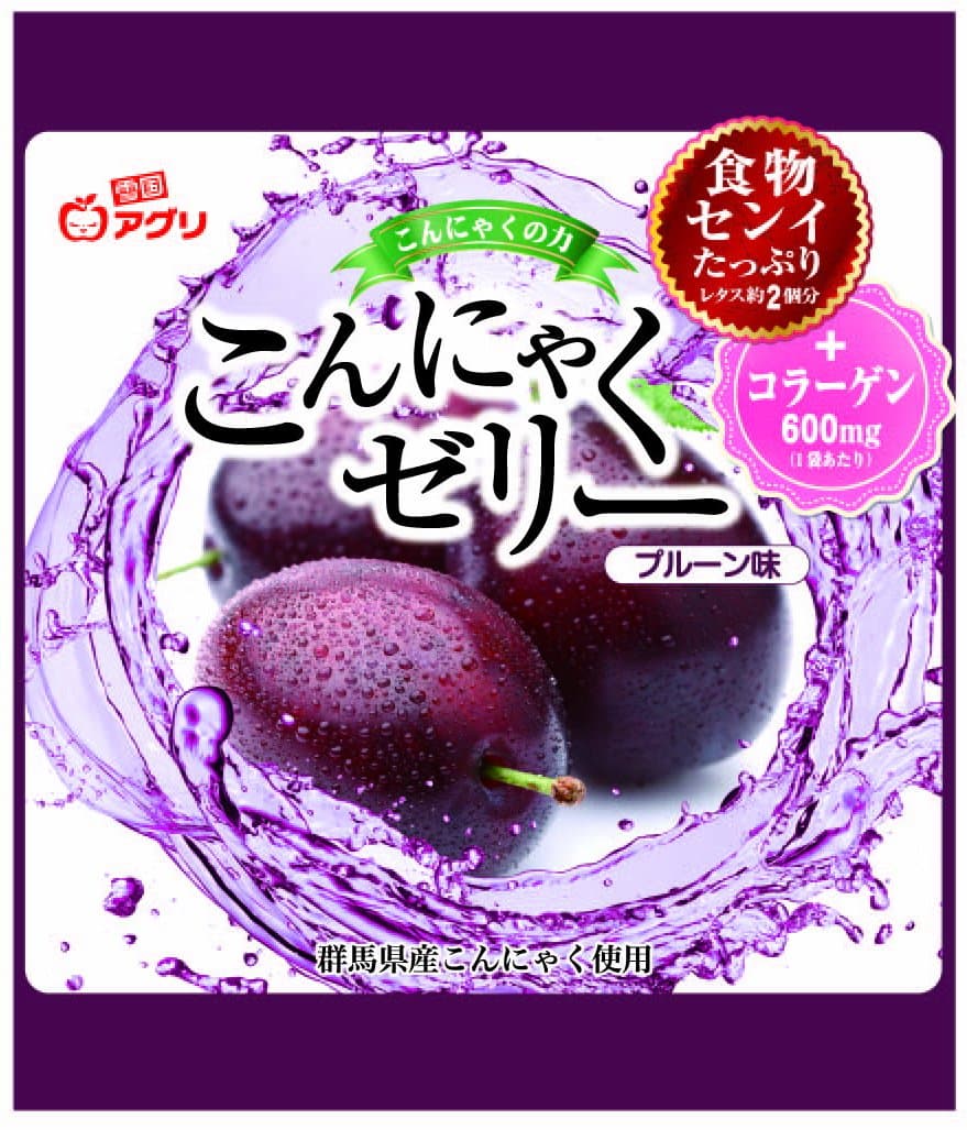 Snow Country Agri konjac jelly prunes taste (18gX6 pieces) X6 bags