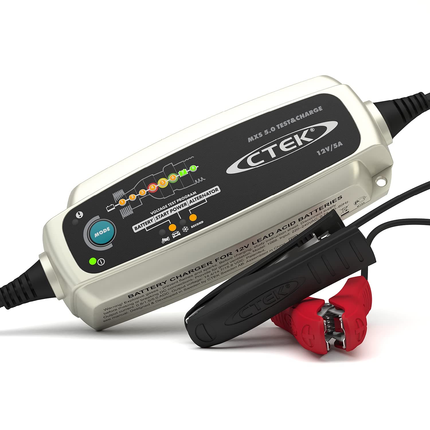 MXS 5.0 Test and Charge, Intelligent Multi-Function Charger and Tester in One