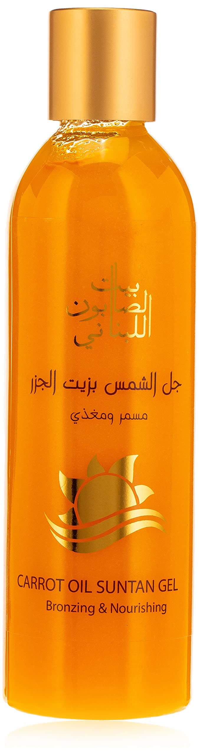 Bayt Al Saboun al Loubnani Suntan Jelly Oil with Carrot, 250 ml