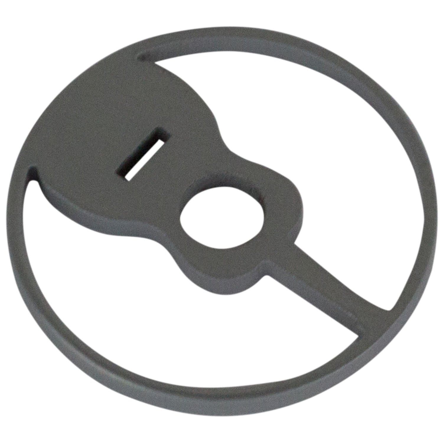 Stainless Steel GUITAR 45 RPM ADAPTER - 7 inch Vinyl Record Dome Adapter - DHX Music (Guitar, Gray)