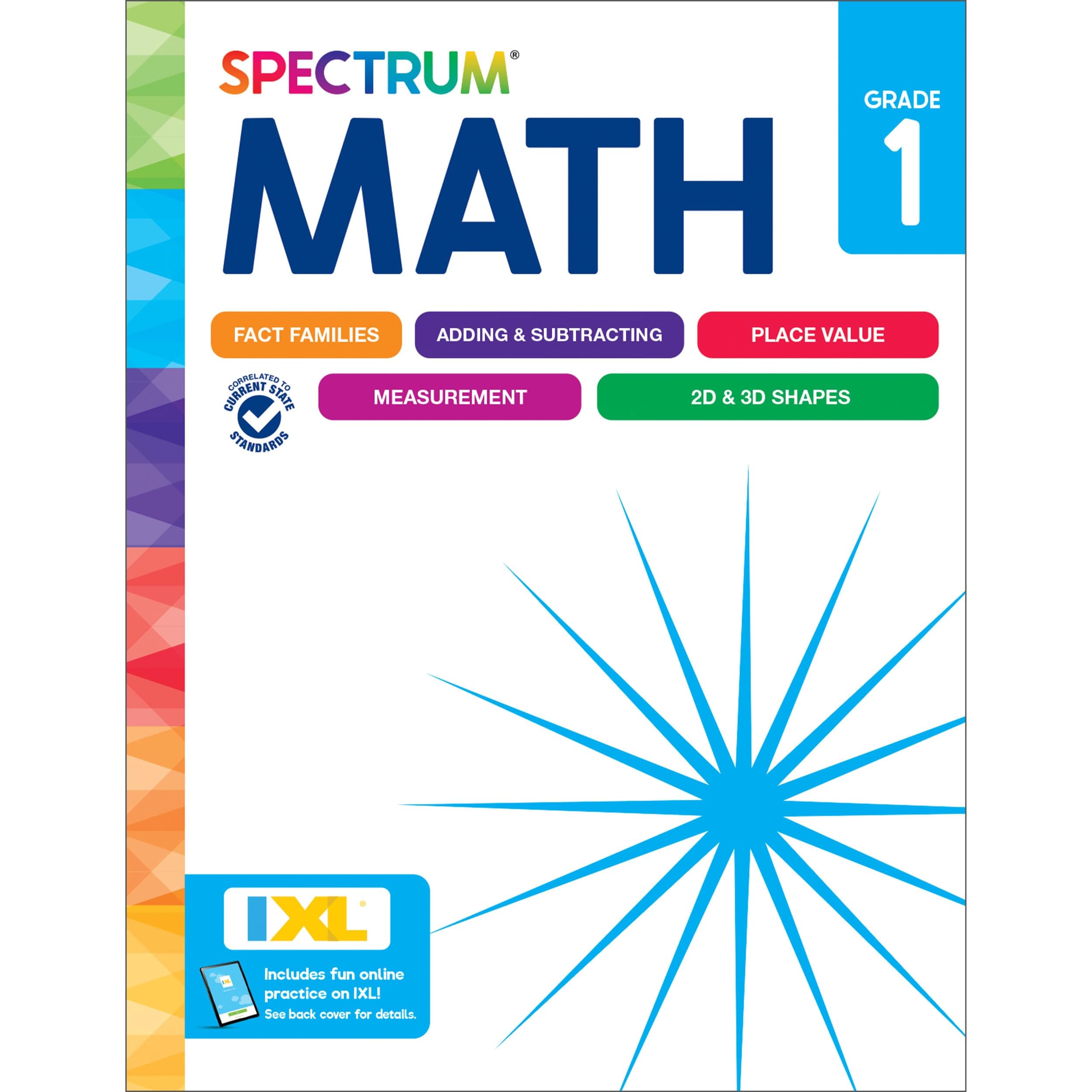 Spectrum Math Workbook, Grade 1