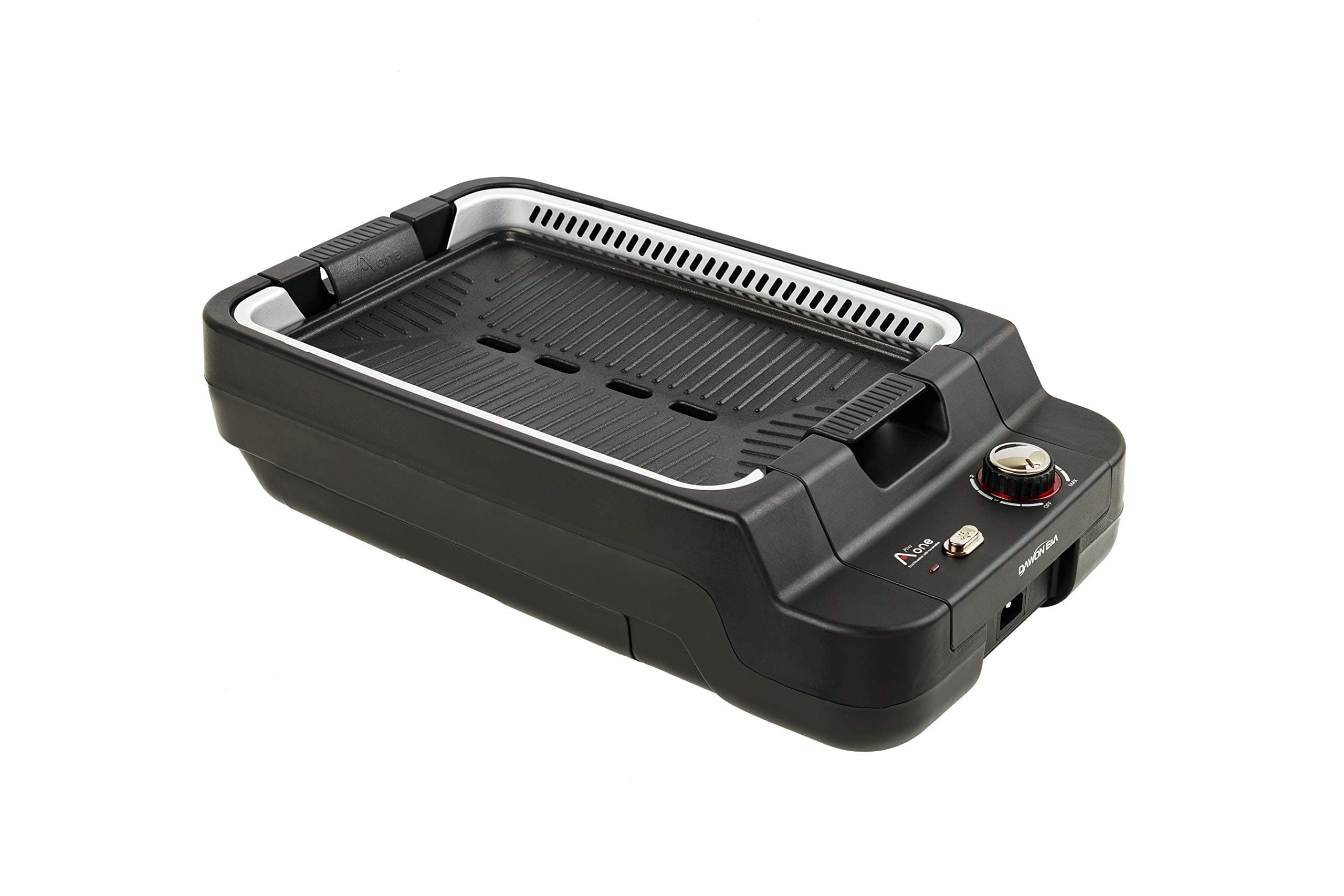 Grill - Smokeless Electric Eco-Friendly Indoor Grill, Eliminate Smoke and Odor (Black)