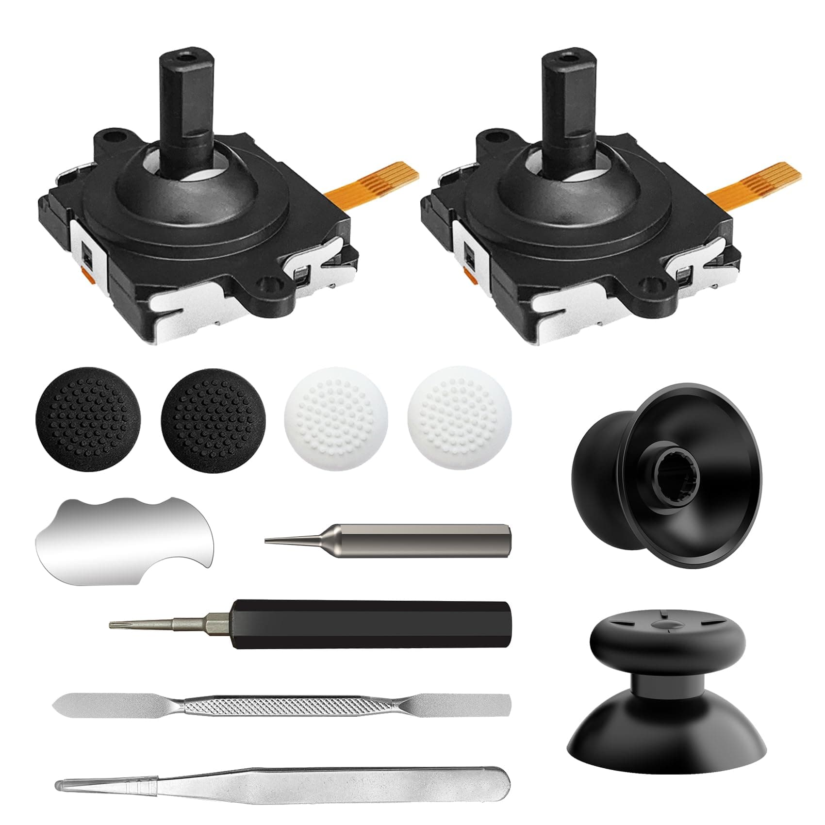 - Joystick Replacement Kit for Oculus Quest 2/ 3 Controller, OLCLSS Accessories for Oculus Quest 2 Controller and Meta Quest 3 Controller, Joysticks, Thumbstick, Screwdriver, Tweezer & Pry Tool (13-in-1)