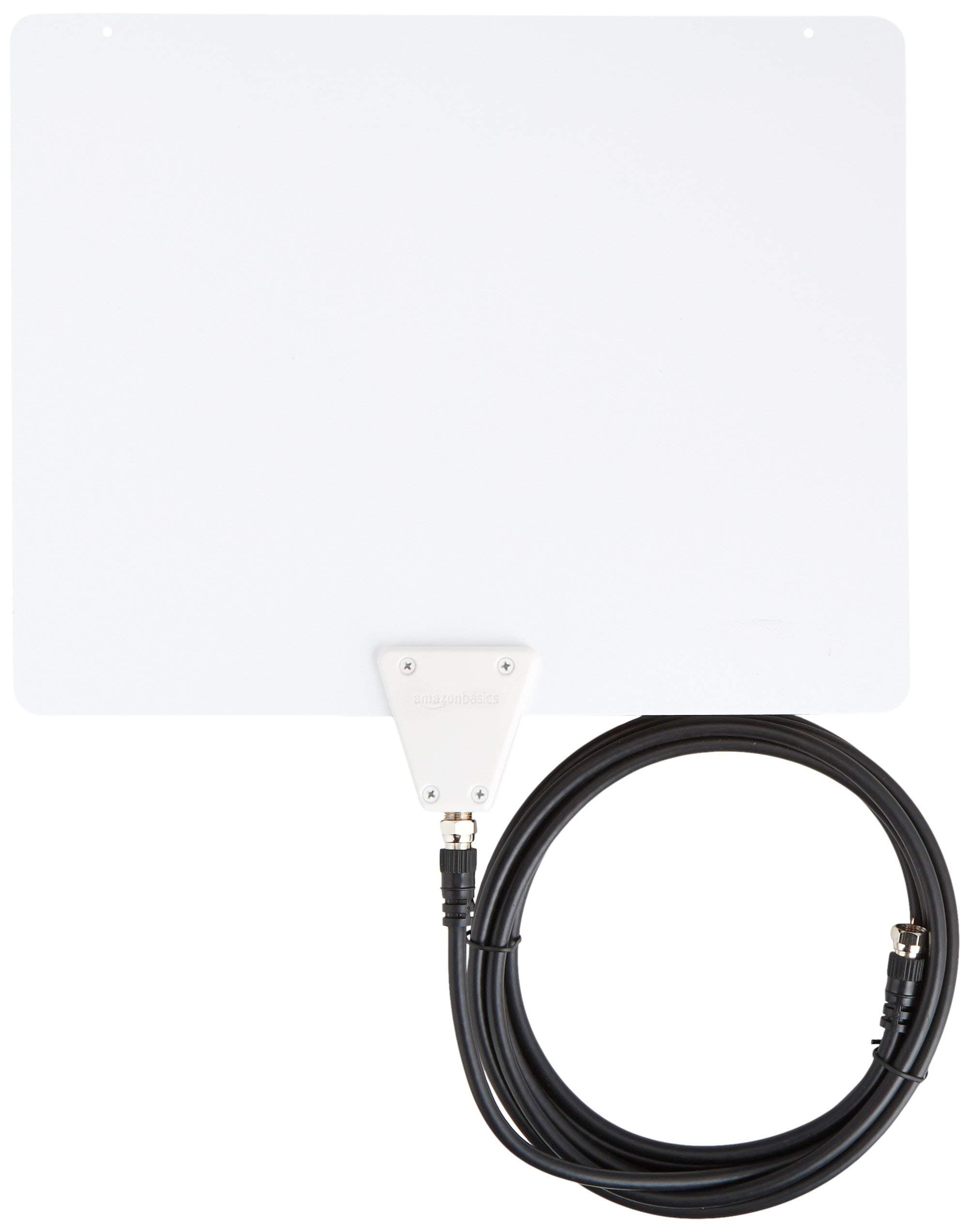 AmazonBasics Ultra Thin Indoor TV Antenna - 35 Mile Range (Renewed)