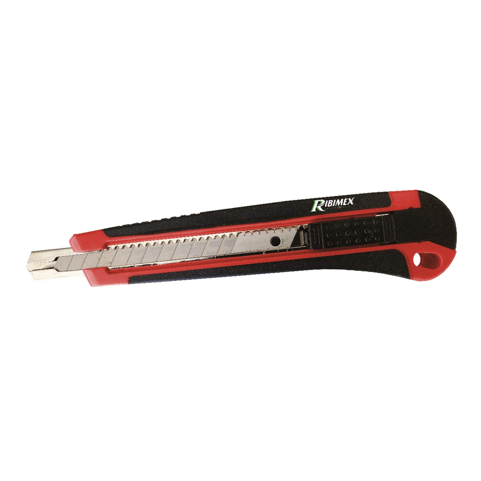 Ribimex PRCUT09 Cutter with Soft Touch Coating, Red and Black