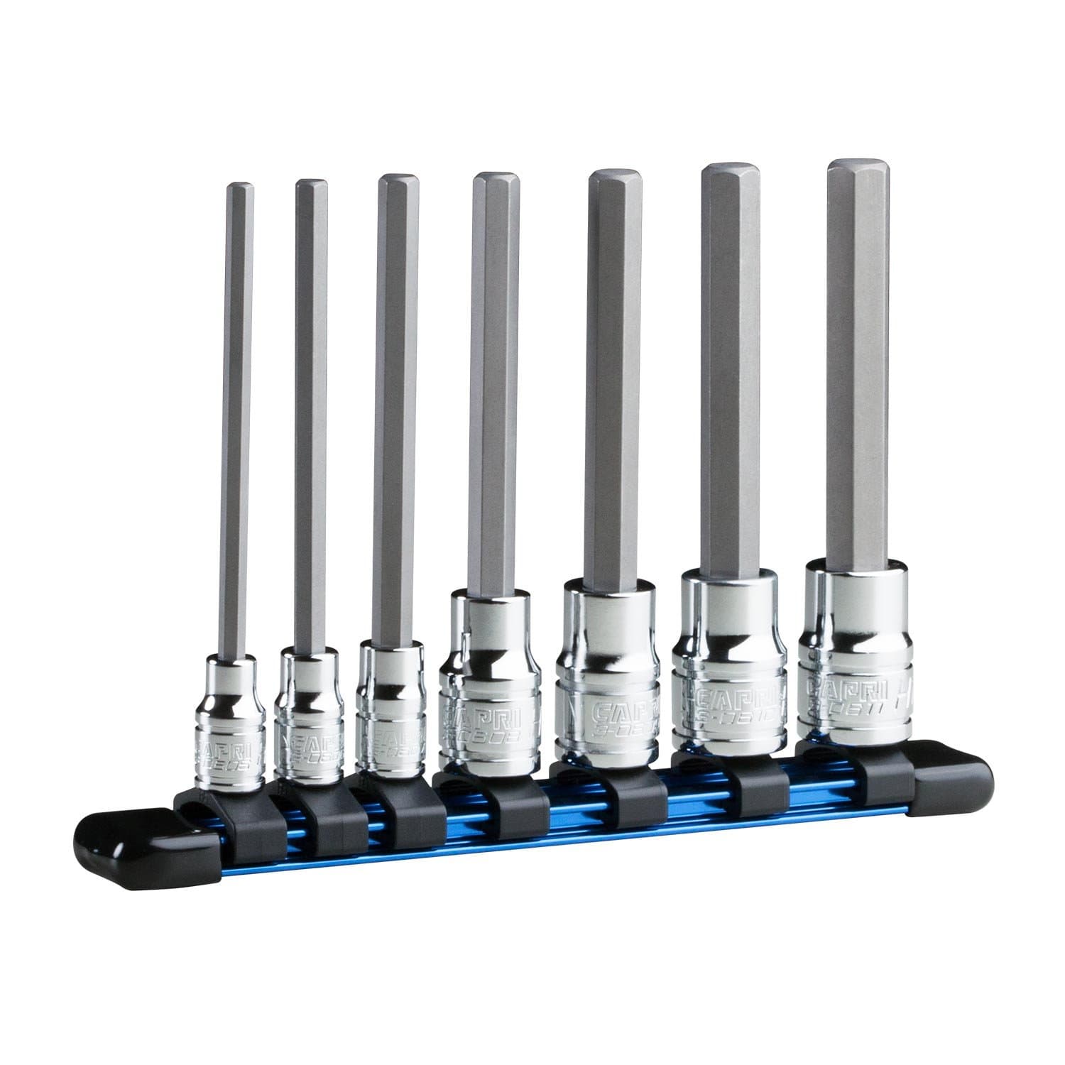 Long Hex Bit Socket Set Metric