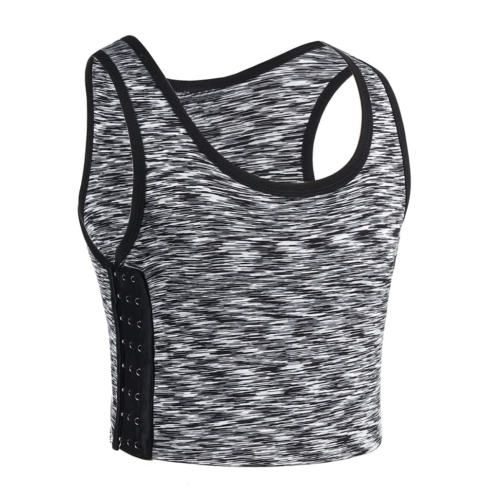 Women Tomboy Elastic Band Colors Chest Binder Tank Top