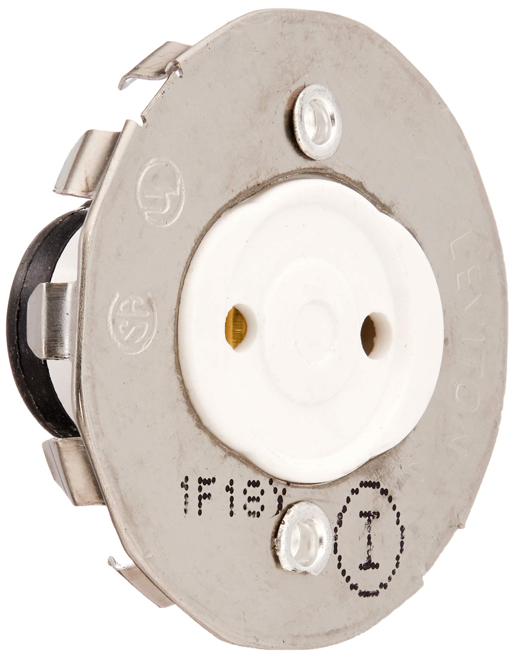 13519.0 Standard Fluorscent Lampholder - Medium Base - Bi-Pin - Snap-In - Stationary - Quickwire 18AWG