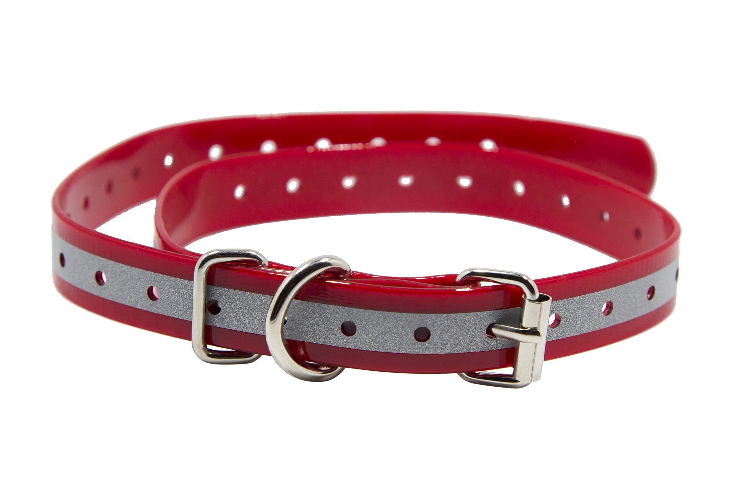 Replacement ¾” Collar Strap Bands with Double Buckle Loop Training for All Brands of Pet Shock Bark e Collars and Fences.