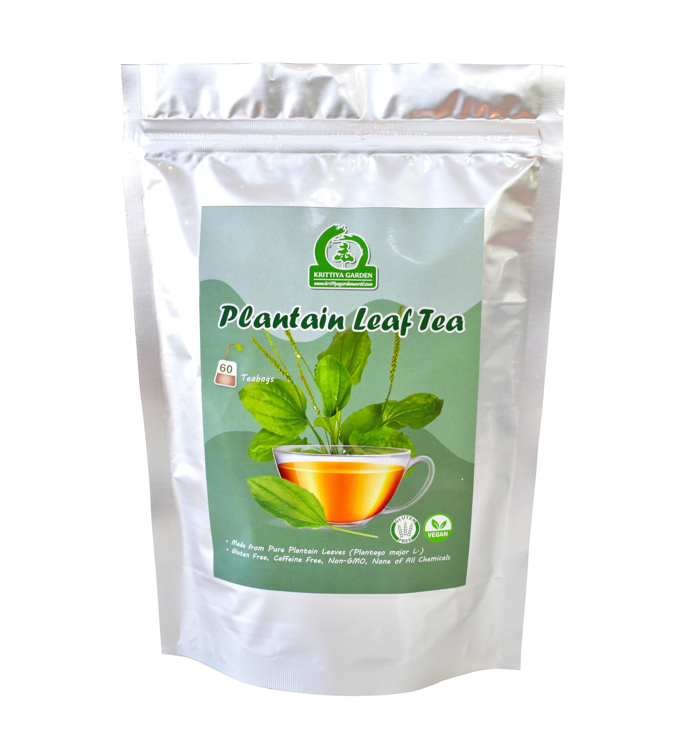 Plantain Leaf Tea 1.5g X 60 Tea Bags (3.17oz)