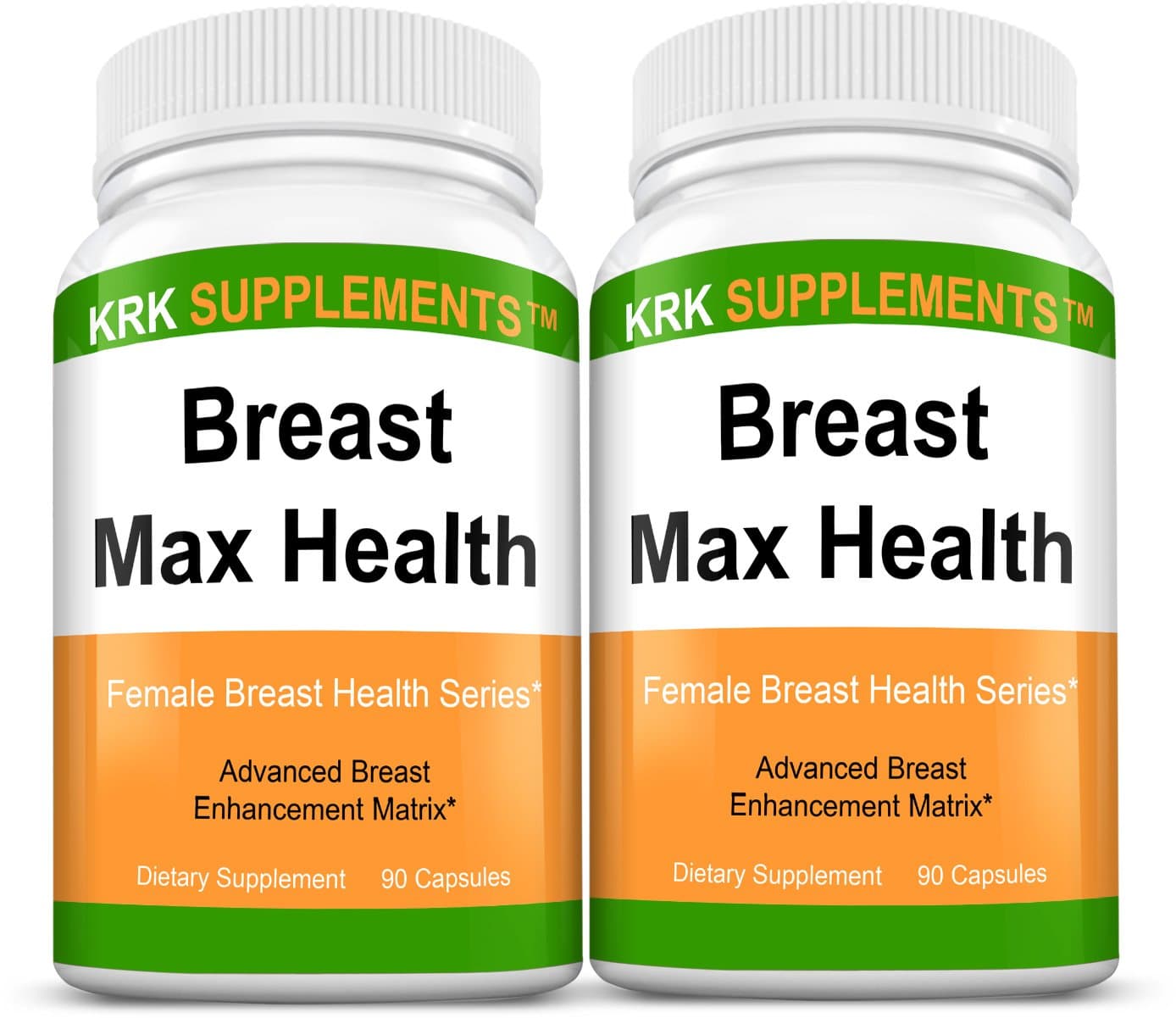 2 Bottles Breast Max Health 180 Total Capsules KRK Supplements