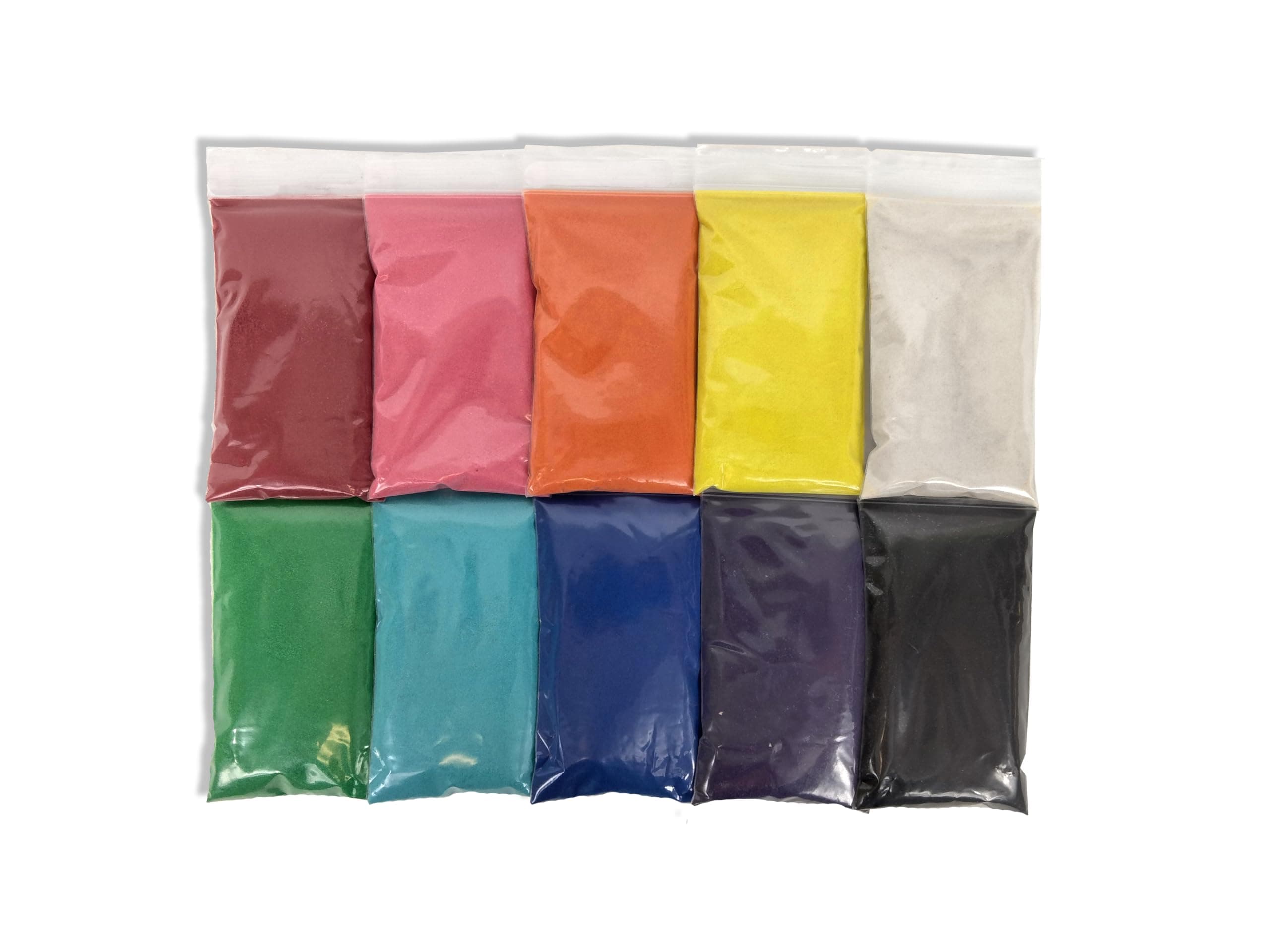 CuteyCo Crafty Sand for Kids - 10 Colors: 3 lbs of Vibrant Craft Sand & Play Sand