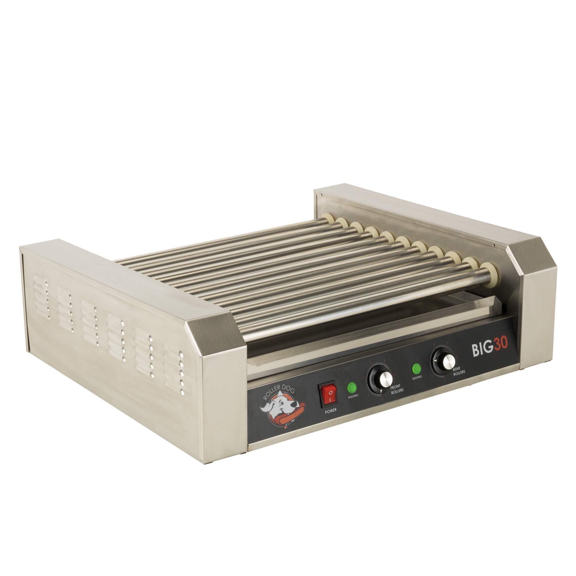 RDB30SS Commercial 30 Hot Dog Roller Grill Cooker Machine