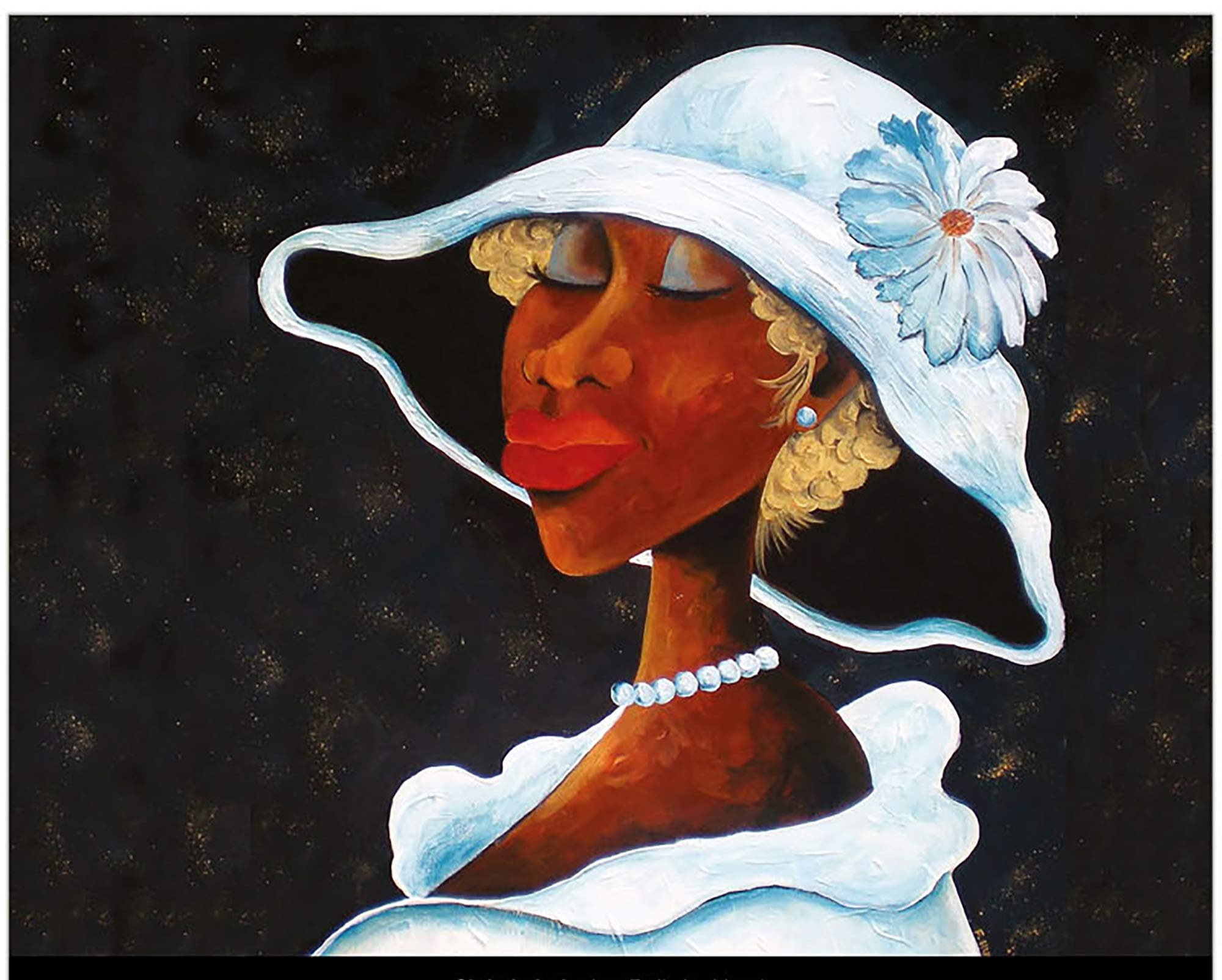 Simply Calendar Celebration of African American Art 2020 Lightweight Wall Calendar - 10.5" x 18" (Open)