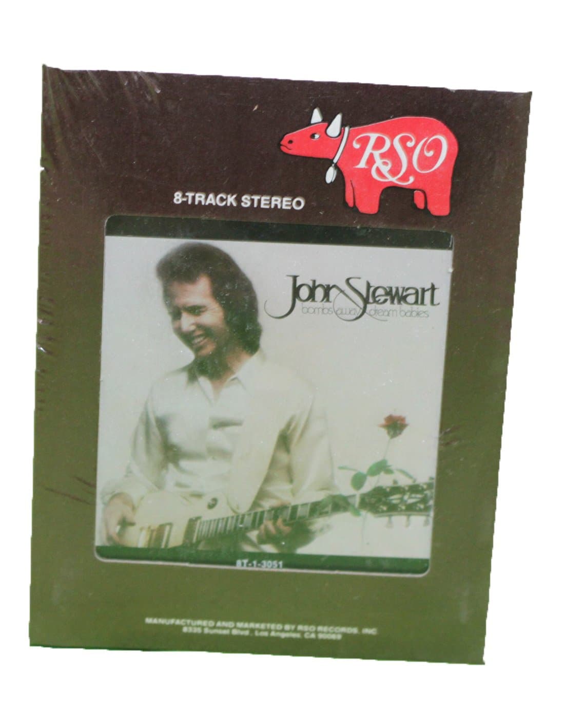 John Steward Bombs Away Dream Babies 8 Track Tape