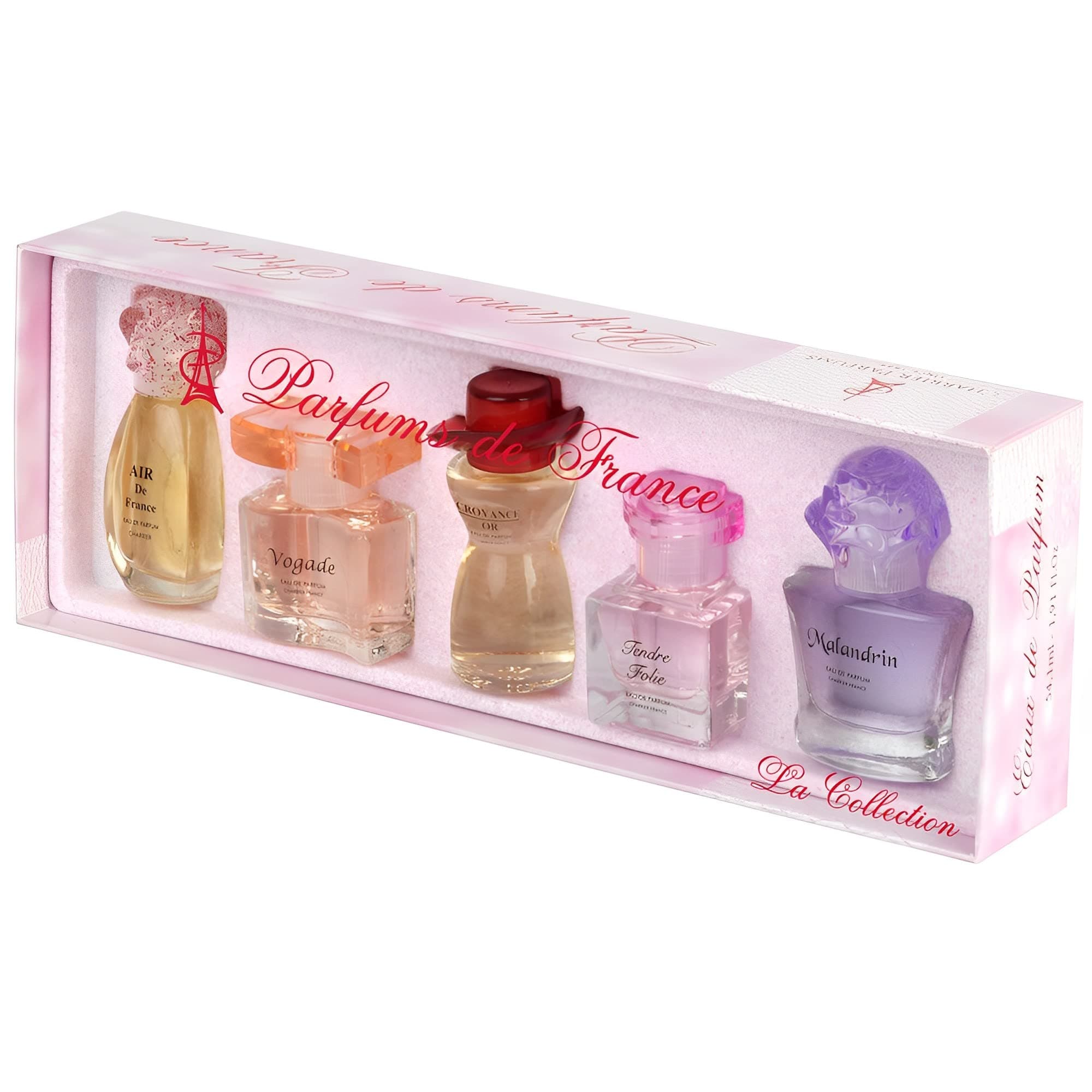 Charrier Parfums - Charrier Parfums- Parfums de France- 5 Eaux de Parfum Gift Set - La Collection - Pink
